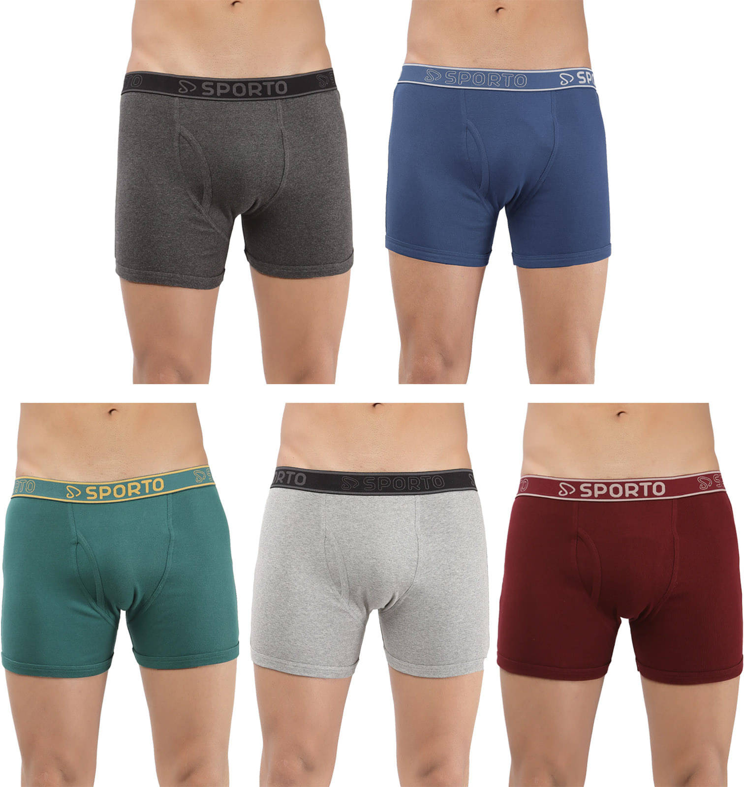 Amul comfy Pack of 5 Cotton Trunks For Men's ( Multicolor ) Amul comfy Pack of 5 Cotton Trunks For Men's ( Multicolor )