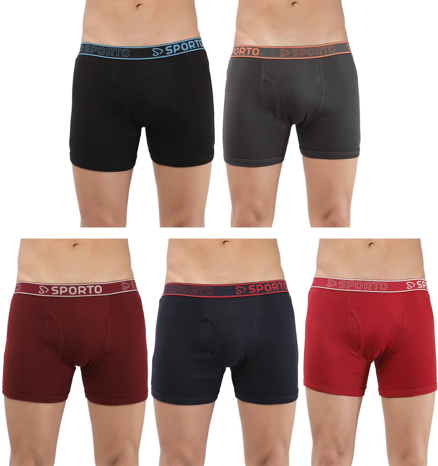 Amul comfy Pack of 5 Cotton Trunks For Men's ( Multicolor ) Amul comfy Pack of 5 Cotton Trunks For Men's ( Multicolor )