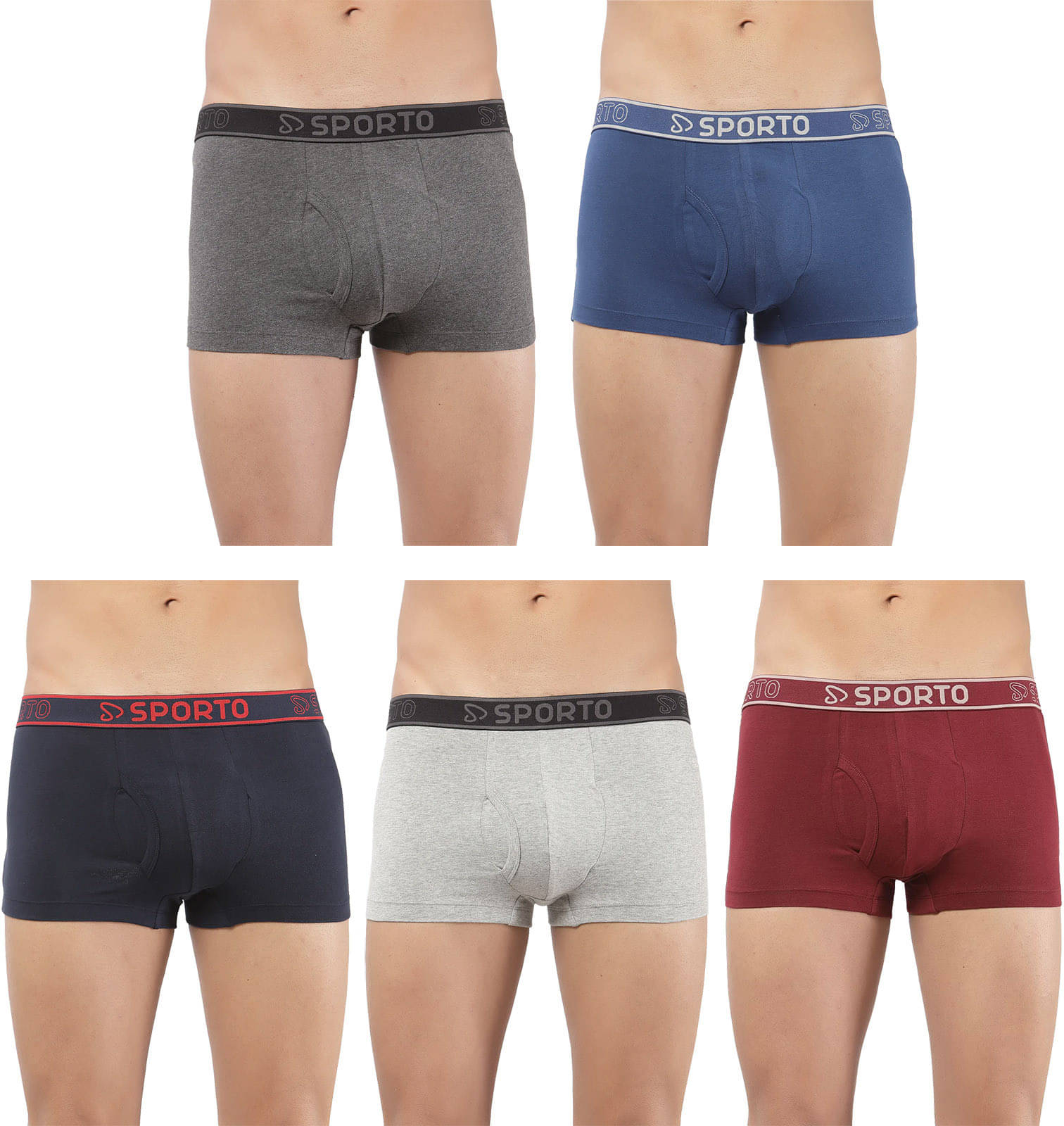Amul comfy Pack of 5 Cotton Trunks For Men's ( Multicolor ) Amul comfy Pack of 5 Cotton Trunks For Men's ( Multicolor )