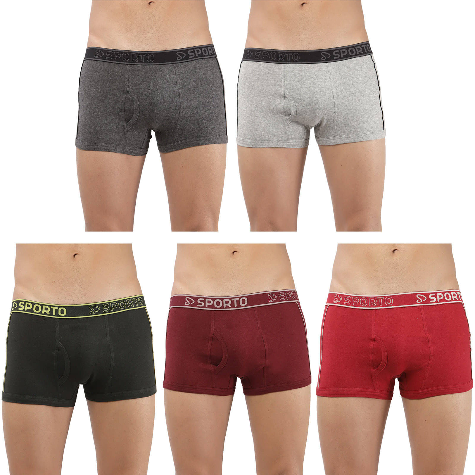 Amul comfy Pack of 5 Cotton Trunks For Men's ( Multicolor ) Amul comfy Pack of 5 Cotton Trunks For Men's ( Multicolor )