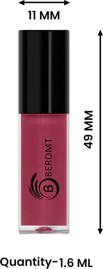     			BEROMT Pink Glossy Long Lasting Creme Lipstick ( Pack of 1 )