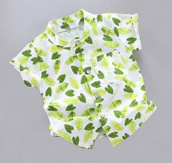 DANGAR Pack of 1 Boys Polyester Half Sleeves Shirt ( Light Green ) DANGAR Pack of 1 Boys Polyester Half Sleeves Shirt ( Light Green )
