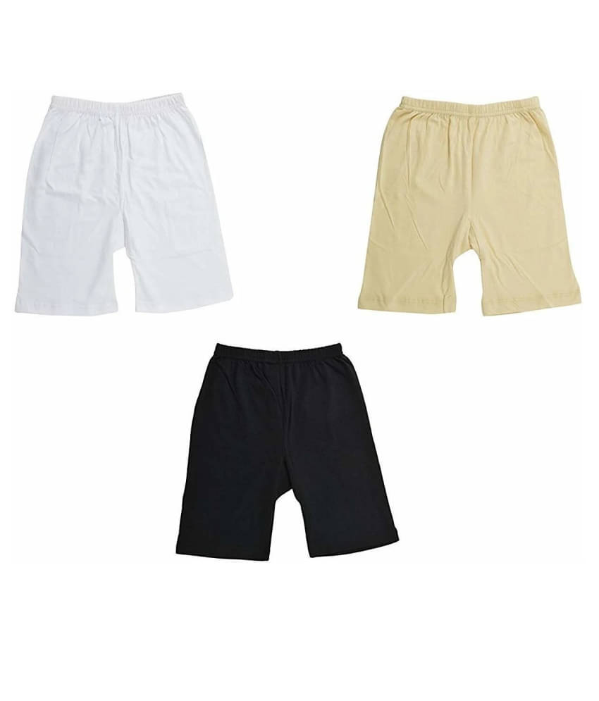     			Eye Water Pack of 3 Girls Cotton Blend Shorts ( Black )