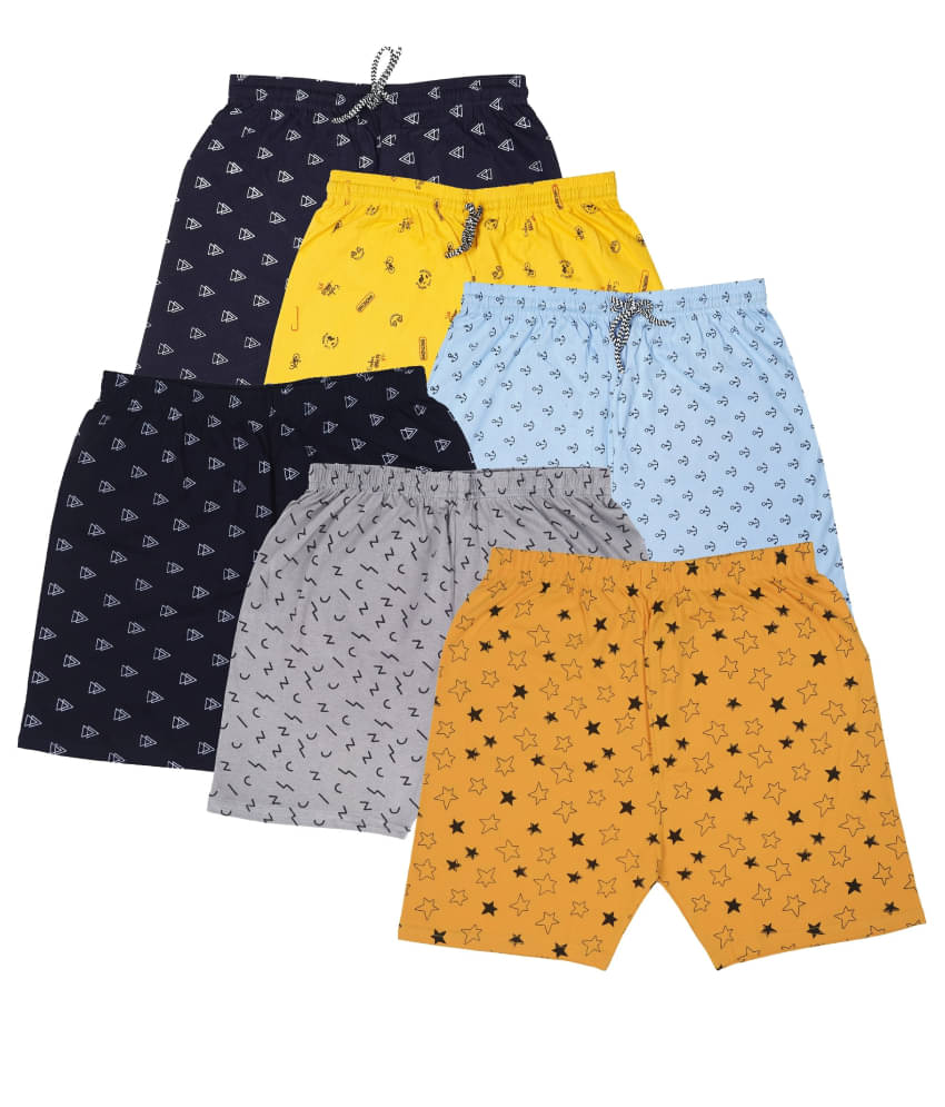     			Eye Water Pack of 6 Cotton Shorts For Boys ( Multicolor )