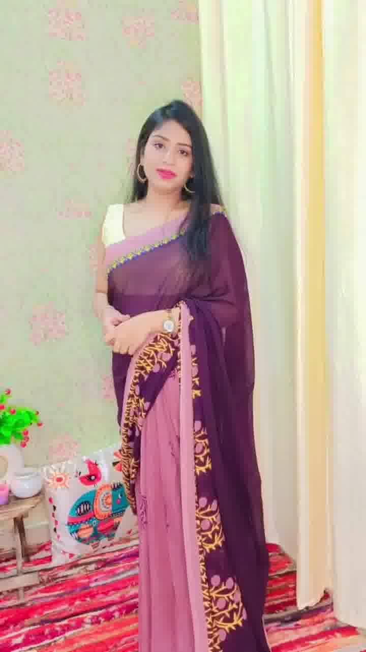 Kashvi Sarees Georgette Printed Ilkal Saree With Unstitched Blouse Piece ( WINE ) Kashvi Sarees Georgette Printed Ilkal Saree With Unstitched Blouse Piece ( WINE )