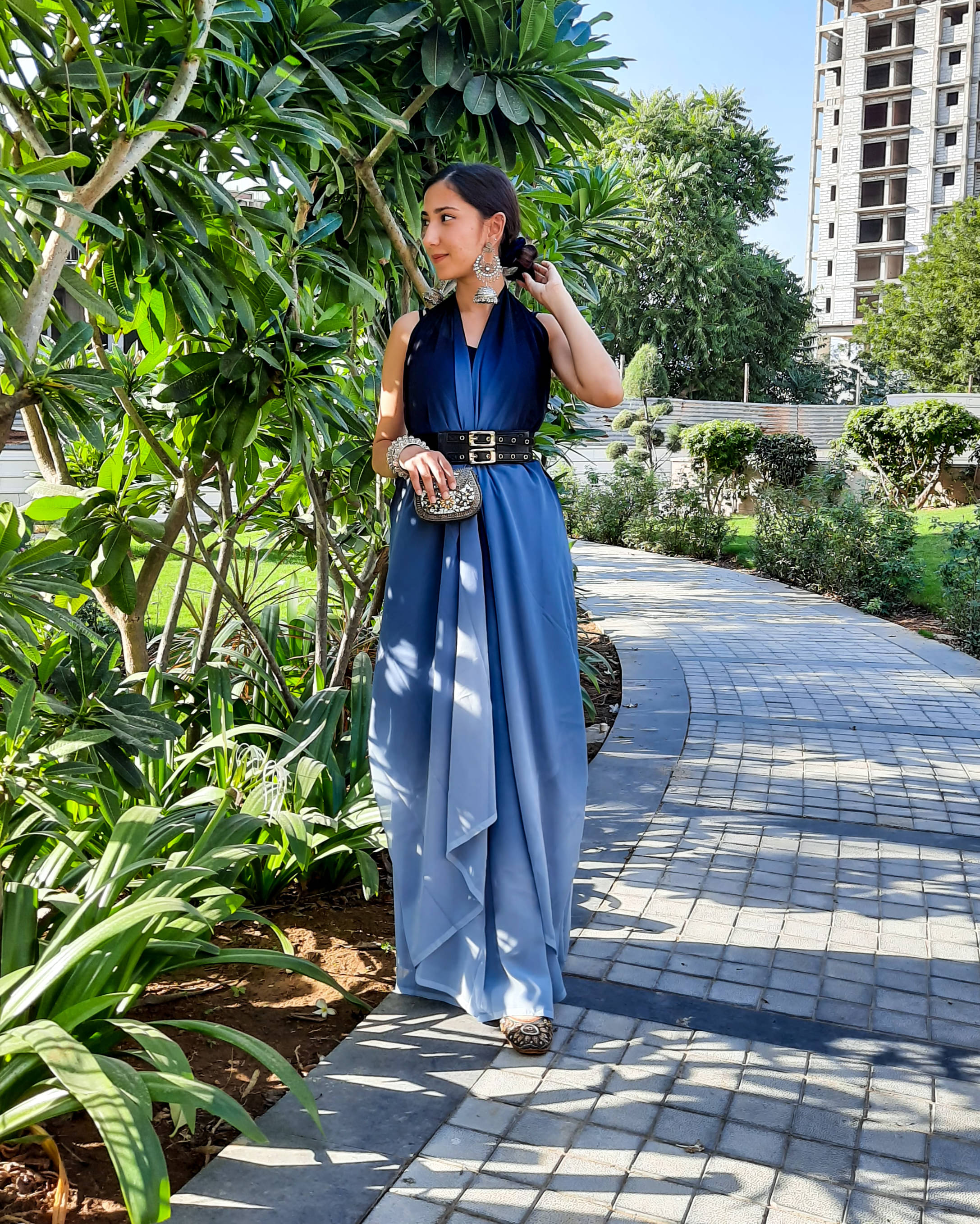 Kashvi Sarees Georgette Solid Ilkal Saree With Unstitched Blouse Piece ( GREY ) Kashvi Sarees Georgette Solid Ilkal Saree With Unstitched Blouse Piece ( GREY )