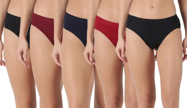    			Louis Craft Cotton Lycra Hipster ( Multicolor1 , Pack of 5 )