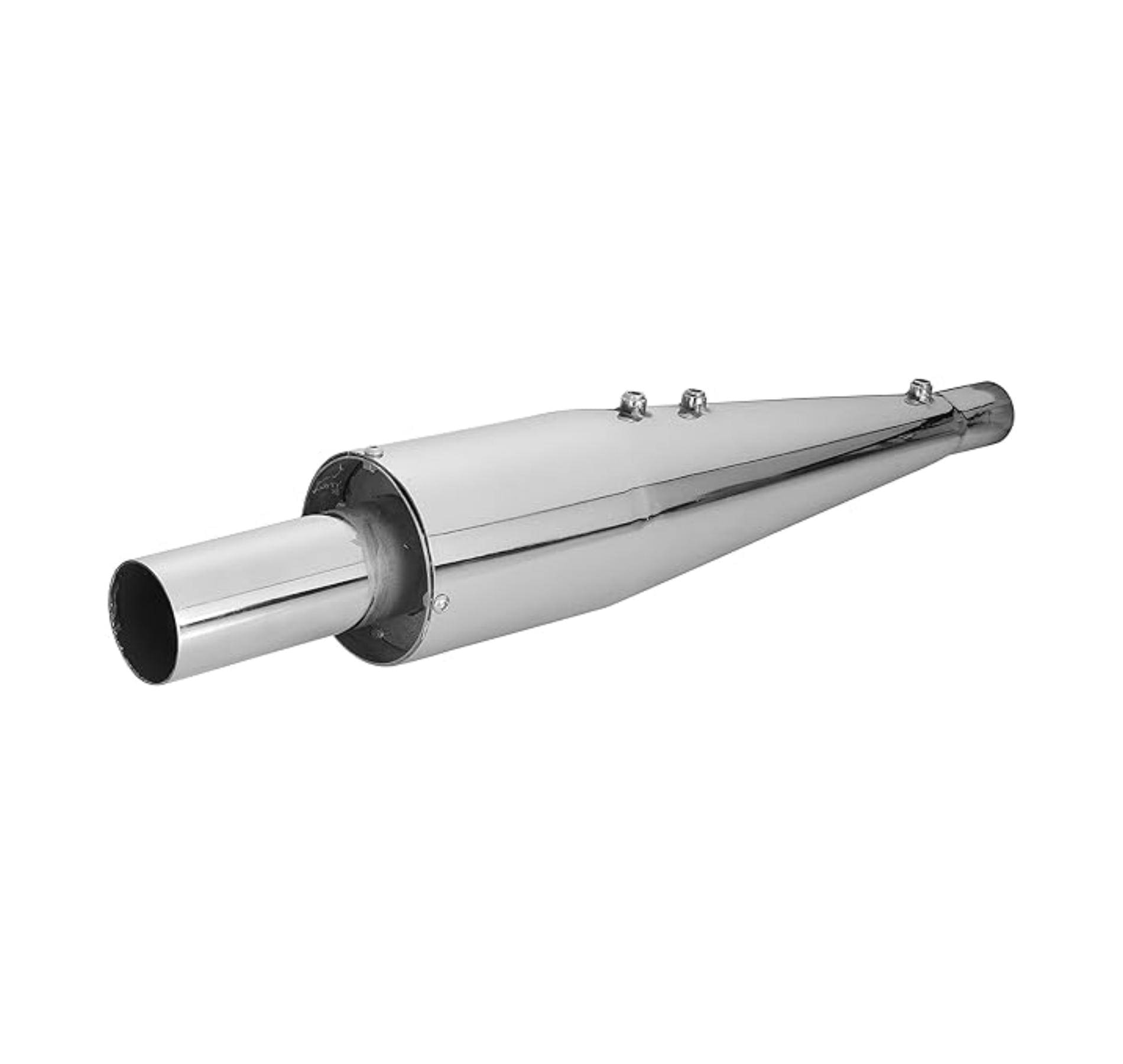 NOISEWAVE Wild Boar / Wildboar Chrome Glasswool Exhaust silencer Royal Enfield Lightning 500 Full Exhaust System (Mild Steel) NOISEWAVE Wild Boar / Wildboar Chrome Glasswool Exhaust silencer Royal Enfield Lightning 500 Full Exhaust System (Mild Steel)