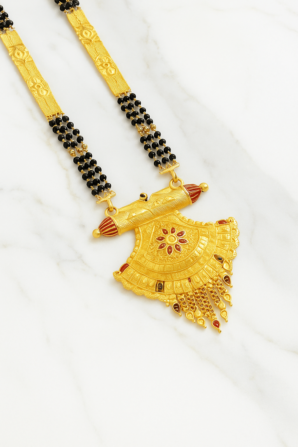 OCHORI Golden Mangalsutra Set ( Pack of 1 ) OCHORI Golden Mangalsutra Set ( Pack of 1 )