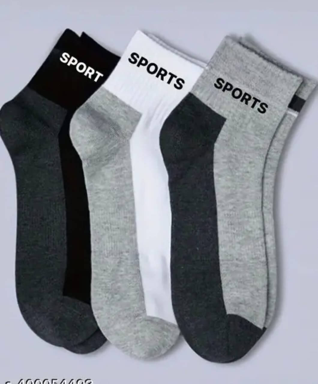     			finzer Pack of 3 Men's Cotton Ankle Length Socks ( Multicolor )