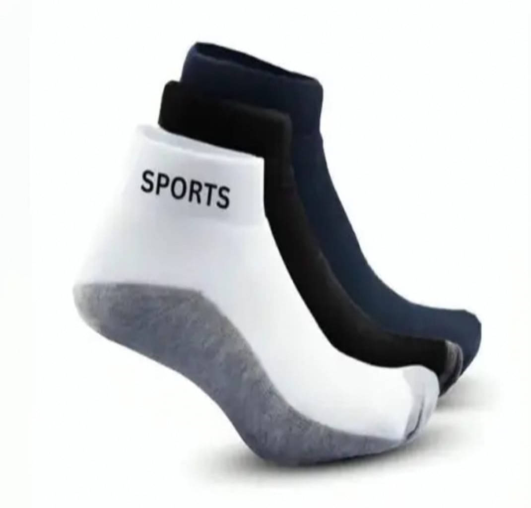 finzer Pack of 3 Men's Cotton Ankle Length Socks ( Multicolor ) finzer Pack of 3 Men's Cotton Ankle Length Socks ( Multicolor )