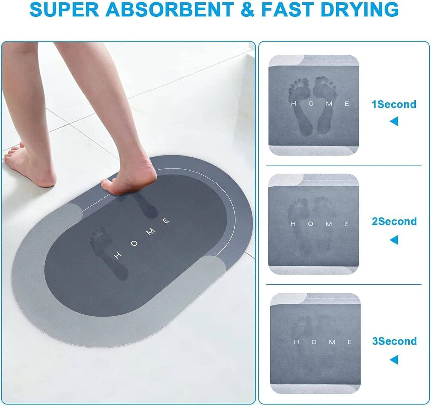     			xwipe Regular Rubber Bath Mat Other Sizes cm ( Pack of 1 ) - Multicolor