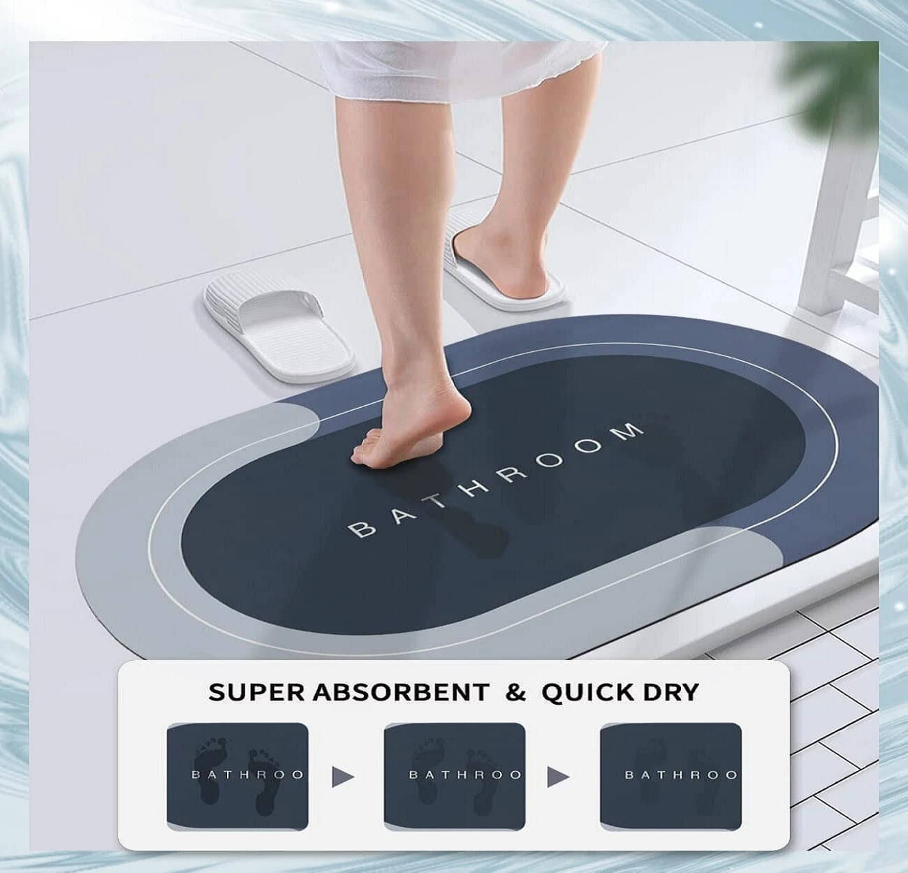     			xwipe Regular Rubber Bath Mat Other Sizes cm ( Pack of 1 ) - Multicolor