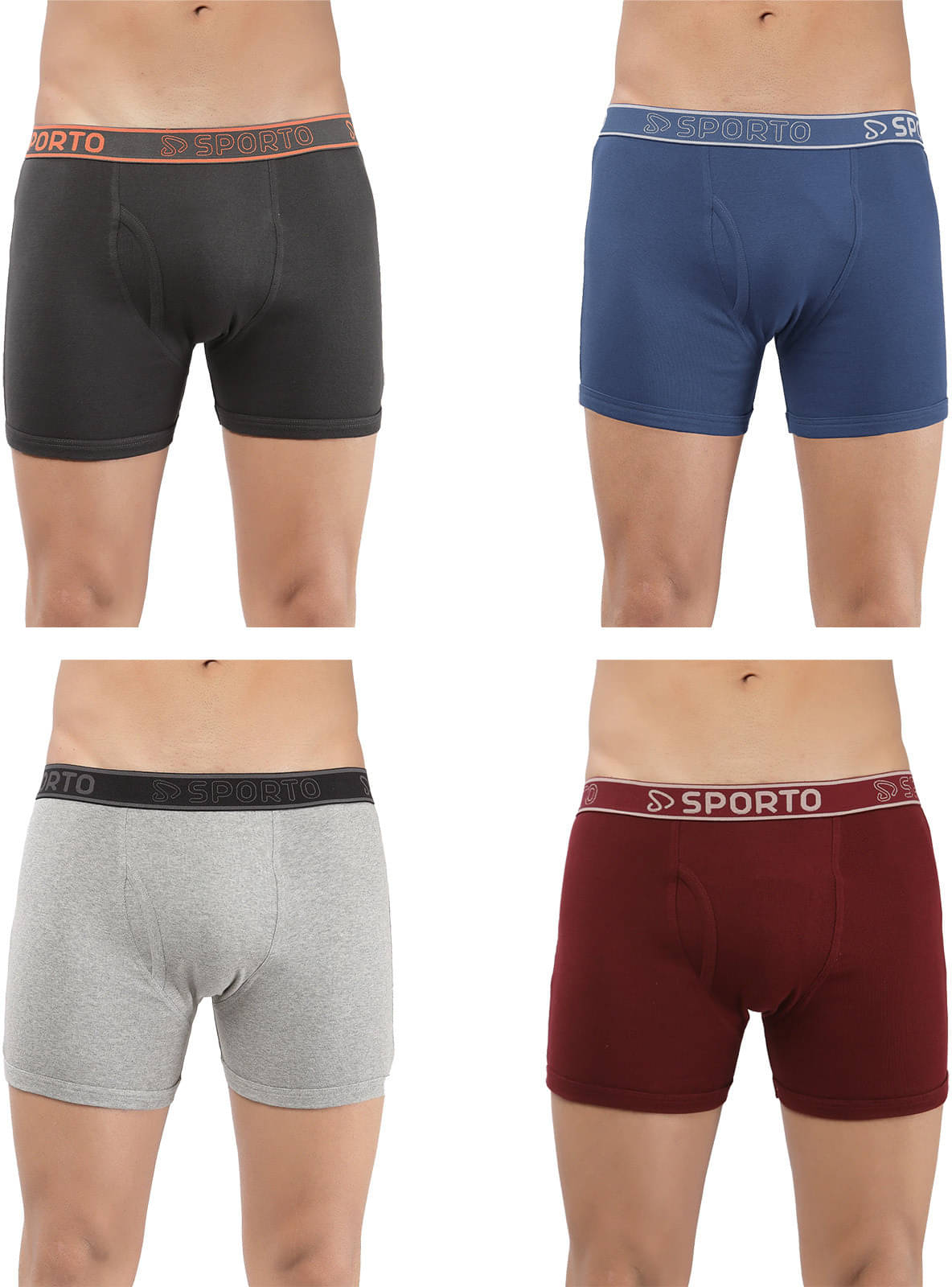 Amul comfy Pack of 4 Cotton Trunks For Men's ( Multicolor )     			Amul comfy Pack of 4 Cotton Trunks For Men's ( Multicolor )