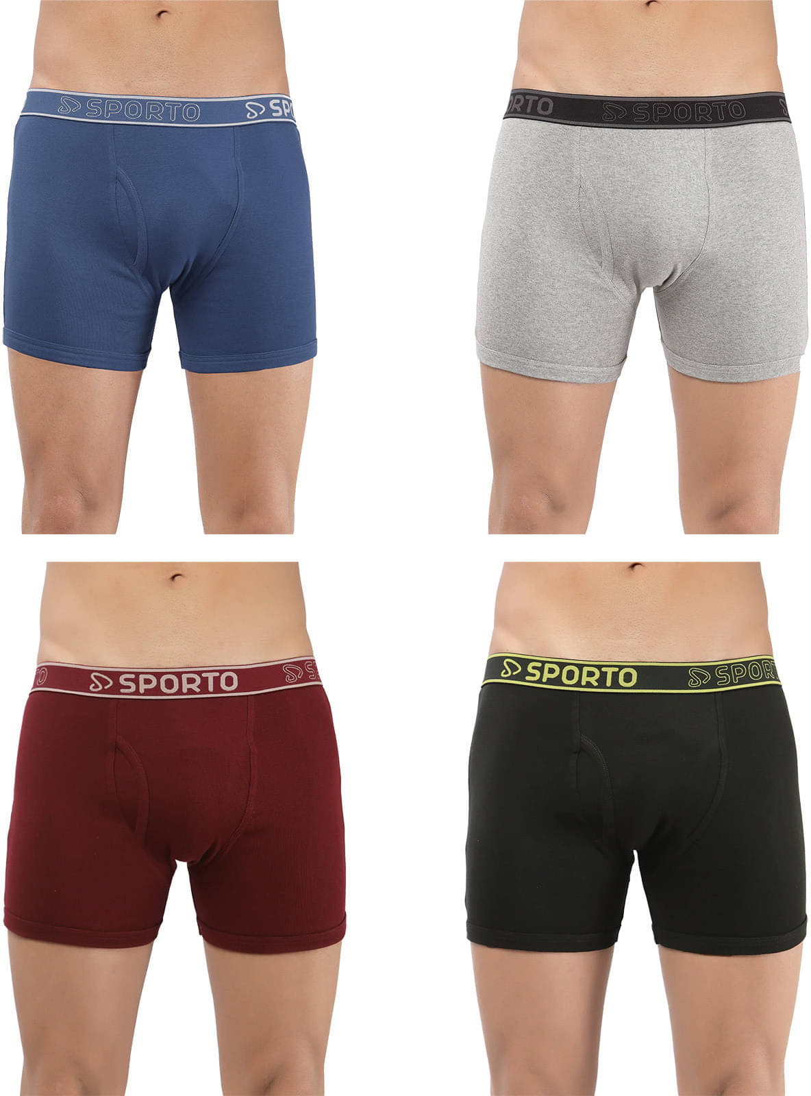 Amul comfy Pack of 4 Cotton Trunks For Men's ( Multicolor )     			Amul comfy Pack of 4 Cotton Trunks For Men's ( Multicolor )