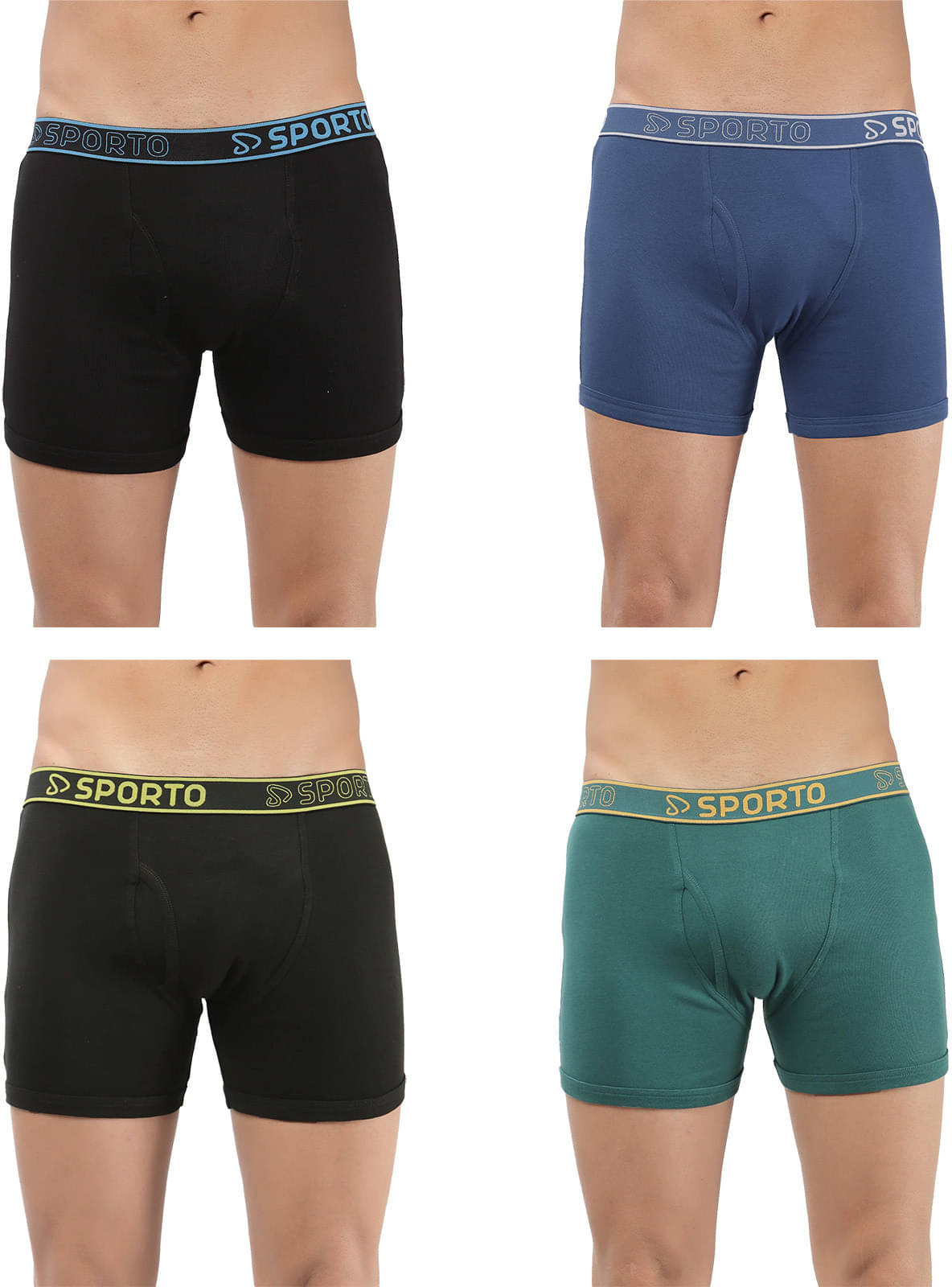 Amul comfy Pack of 4 Cotton Trunks For Men's ( Multicolor )     			Amul comfy Pack of 4 Cotton Trunks For Men's ( Multicolor )