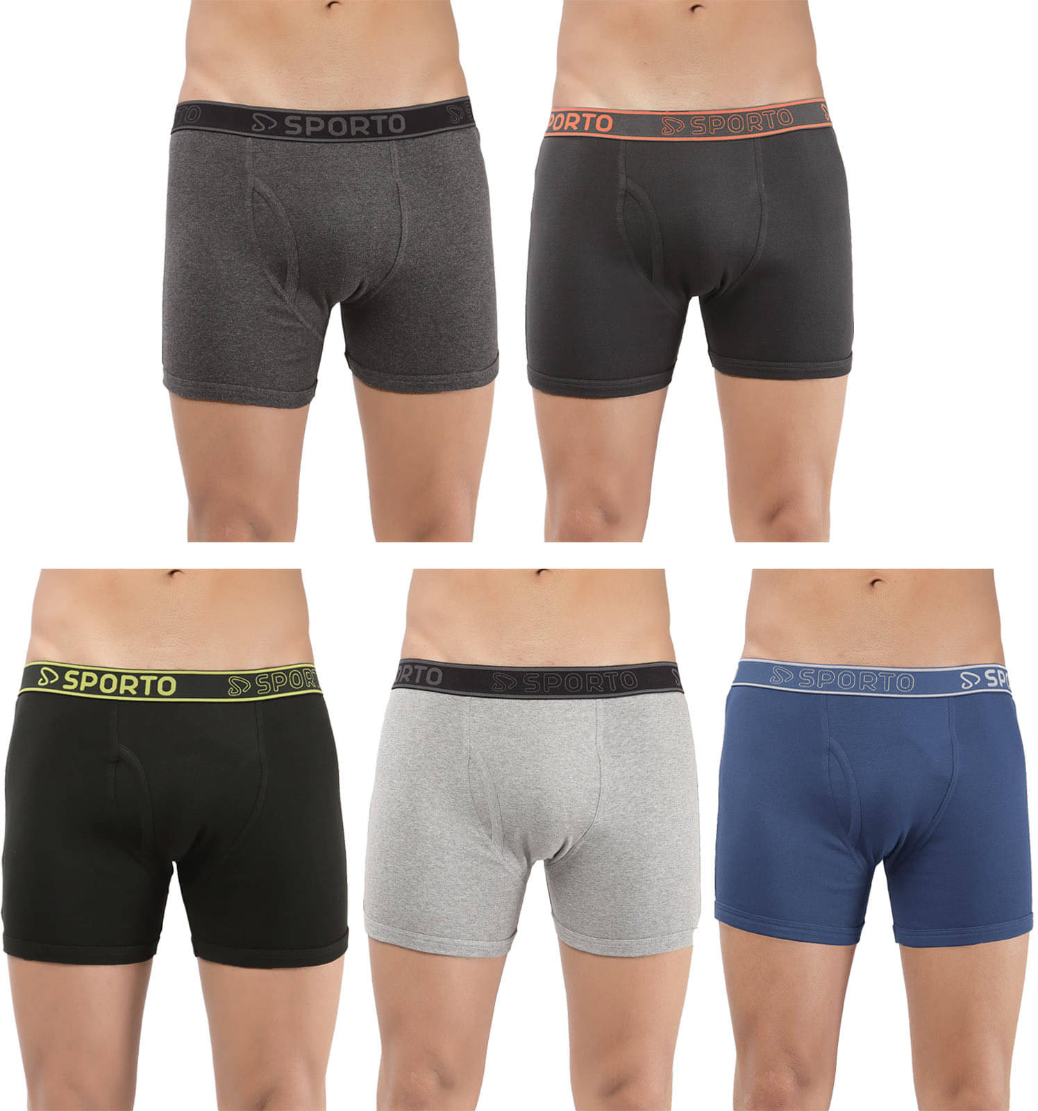 Amul comfy Pack of 5 Cotton Trunks For Men's ( Multicolor ) Amul comfy Pack of 5 Cotton Trunks For Men's ( Multicolor )