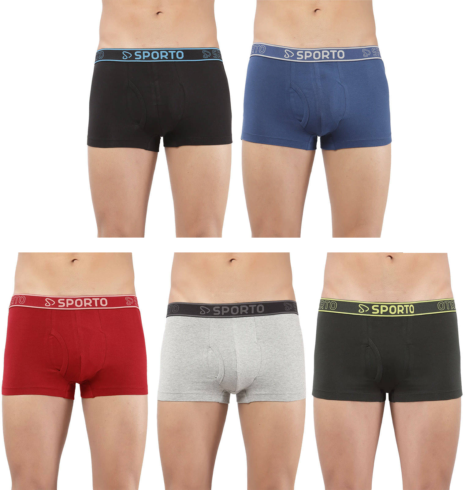 Amul comfy Pack of 5 Cotton Trunks For Men's ( Multicolor ) Amul comfy Pack of 5 Cotton Trunks For Men's ( Multicolor )