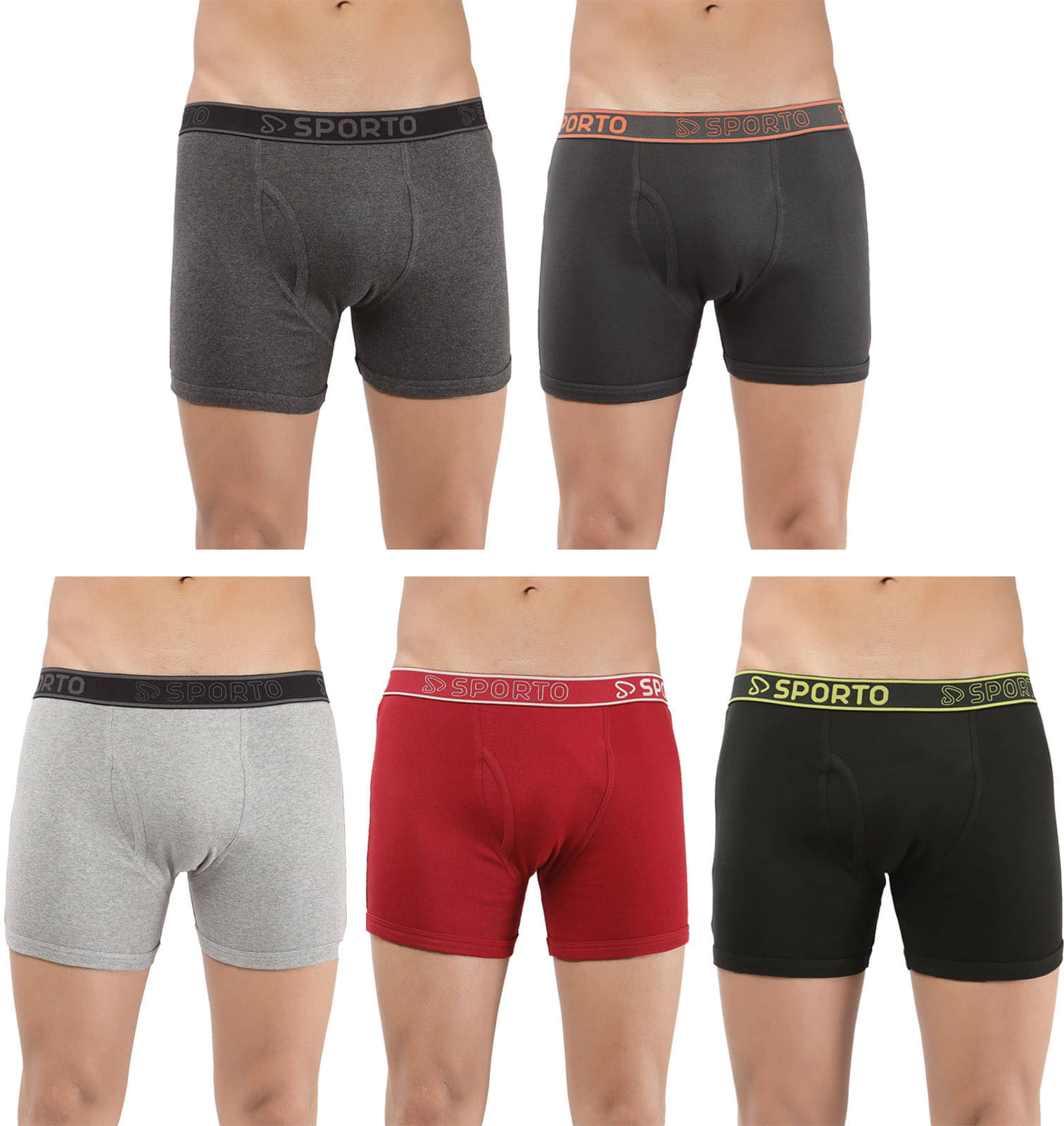Amul comfy Pack of 5 Cotton Trunks For Men's ( Multicolor ) Amul comfy Pack of 5 Cotton Trunks For Men's ( Multicolor )