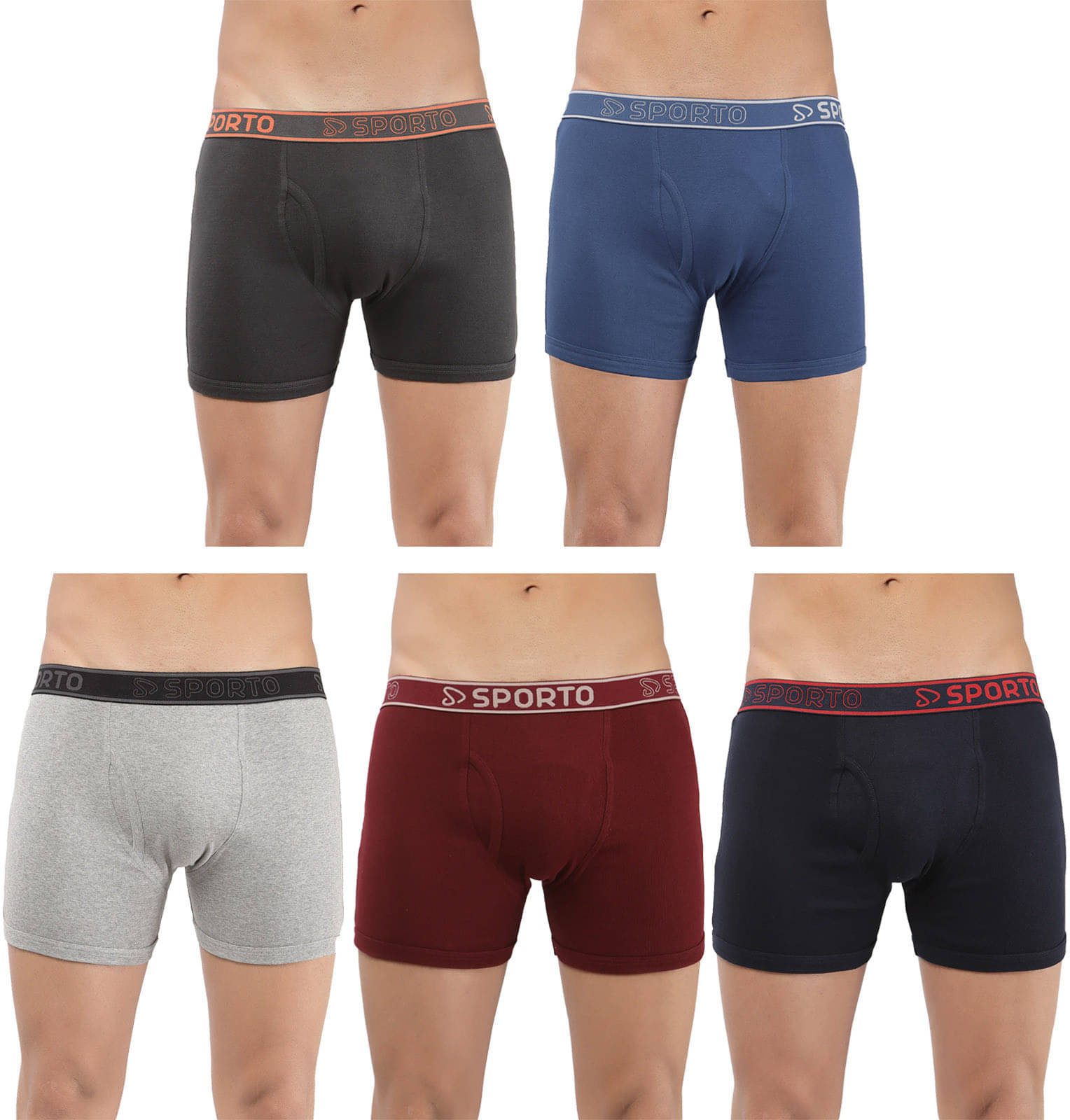 Amul comfy Pack of 5 Cotton Trunks For Men's ( Multicolor ) Amul comfy Pack of 5 Cotton Trunks For Men's ( Multicolor )