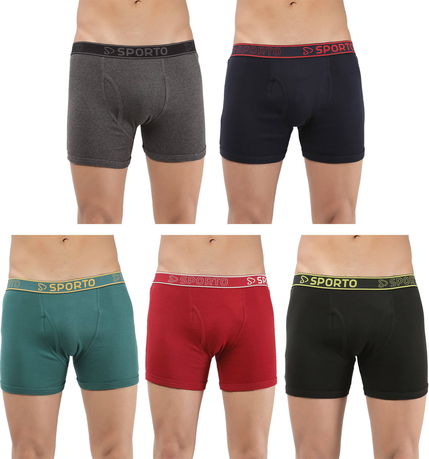Amul comfy Pack of 5 Cotton Trunks For Men's ( Multicolor ) Amul comfy Pack of 5 Cotton Trunks For Men's ( Multicolor )