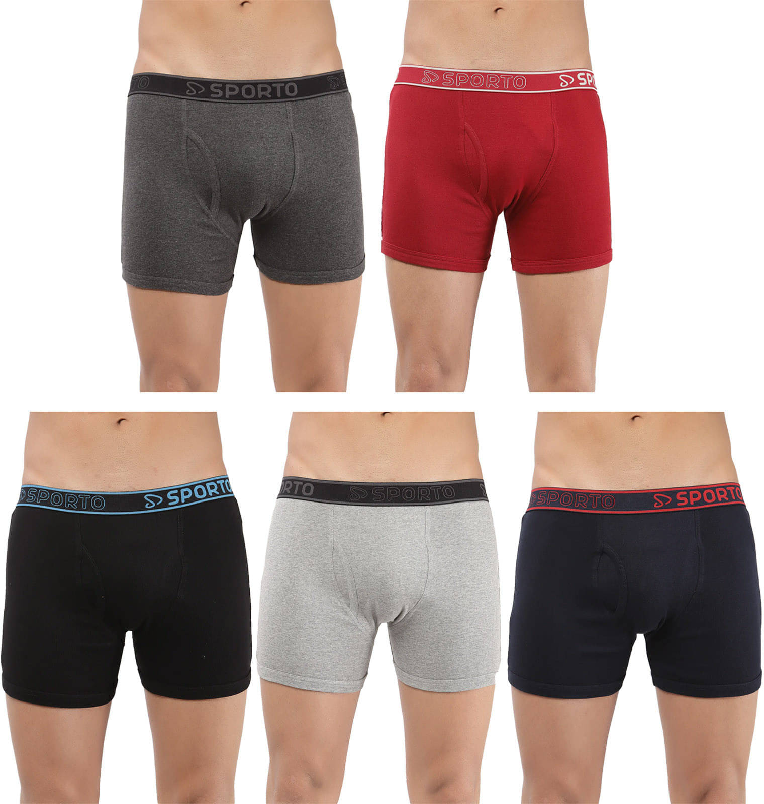 Amul comfy Pack of 5 Cotton Trunks For Men's ( Multicolor ) Amul comfy Pack of 5 Cotton Trunks For Men's ( Multicolor )