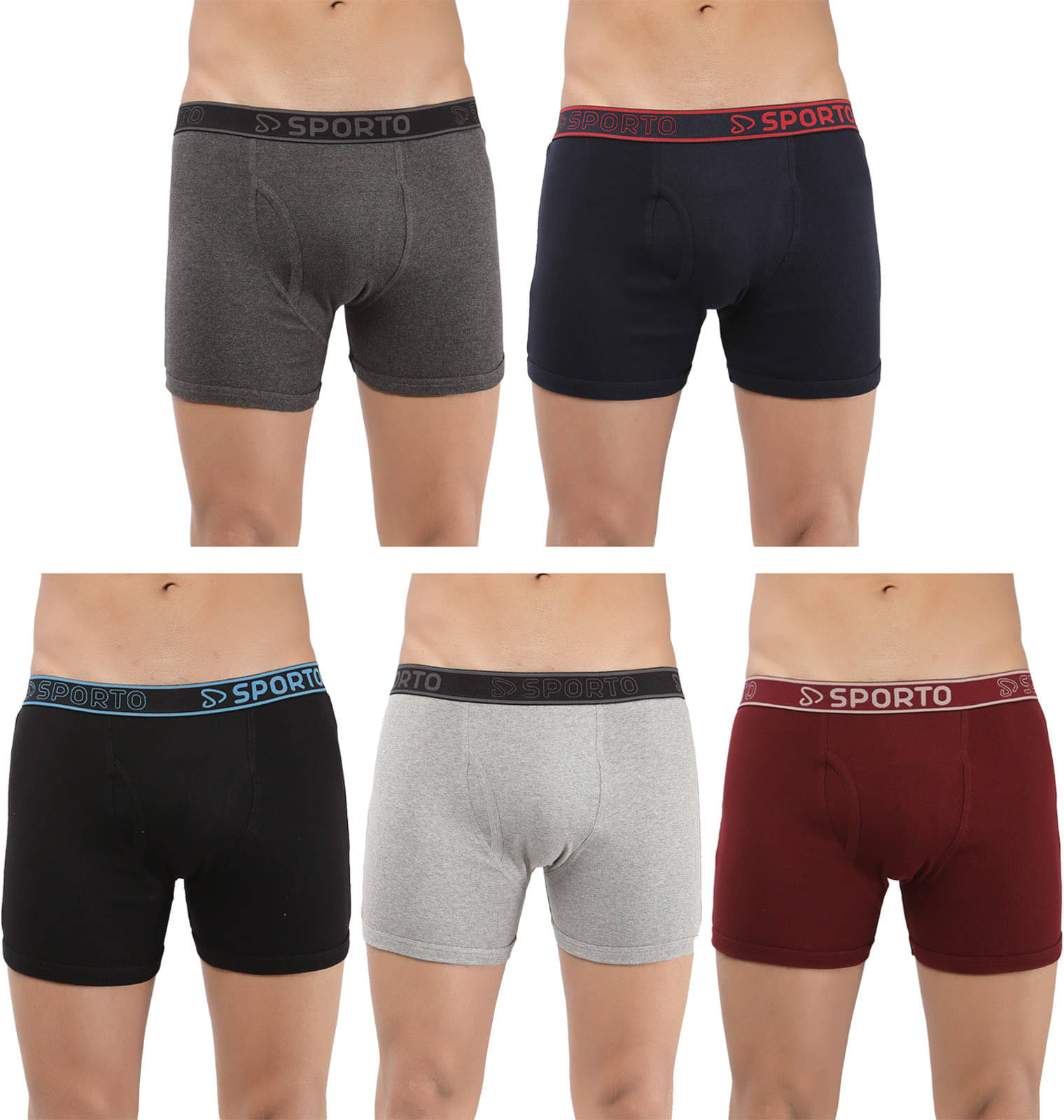 Amul comfy Pack of 5 Cotton Trunks For Men's ( Multicolor ) Amul comfy Pack of 5 Cotton Trunks For Men's ( Multicolor )