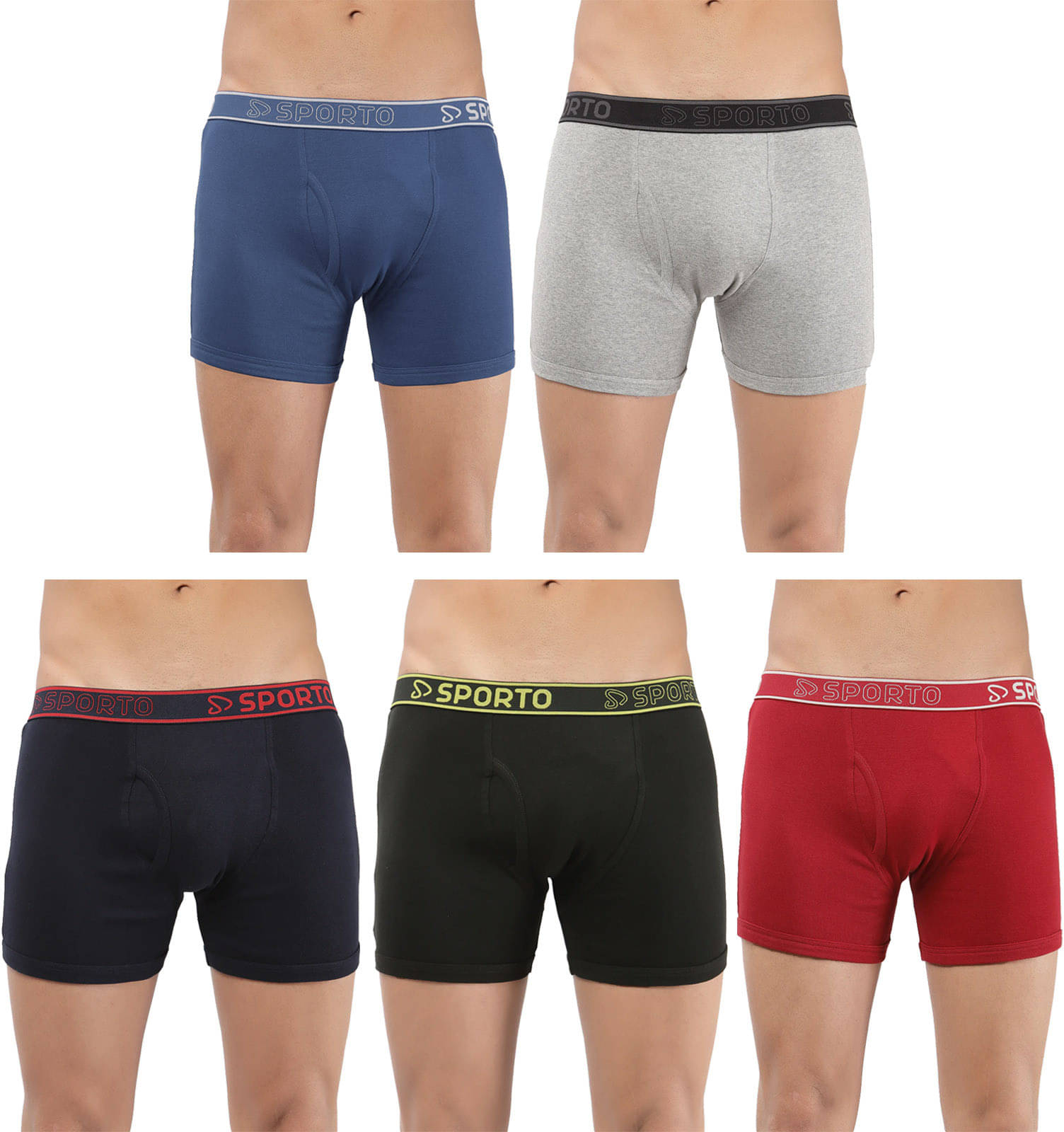 Amul comfy Pack of 5 Cotton Trunks For Men's ( Multicolor ) Amul comfy Pack of 5 Cotton Trunks For Men's ( Multicolor )