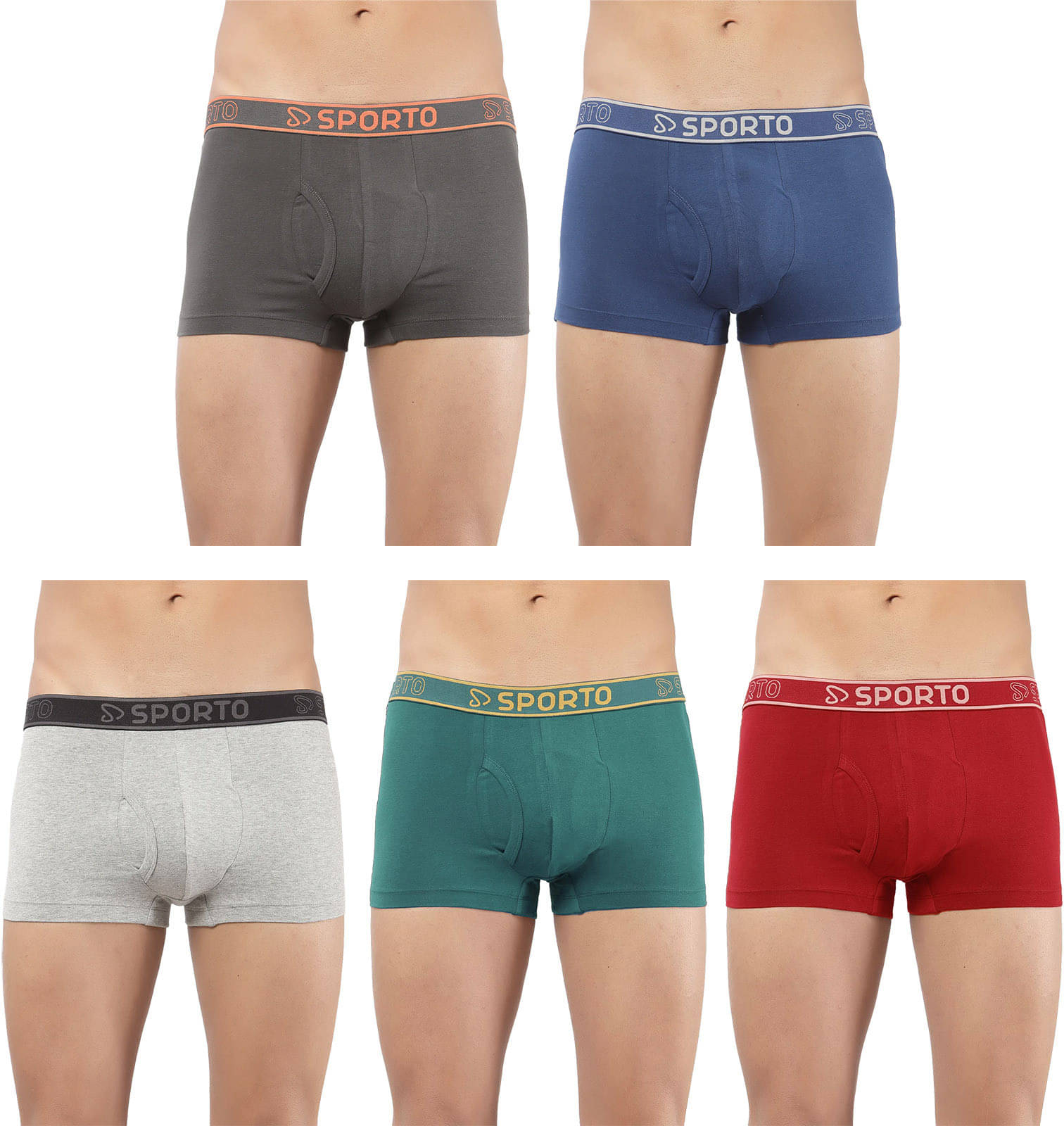 Amul comfy Pack of 5 Cotton Trunks For Men's ( Multicolor ) Amul comfy Pack of 5 Cotton Trunks For Men's ( Multicolor )