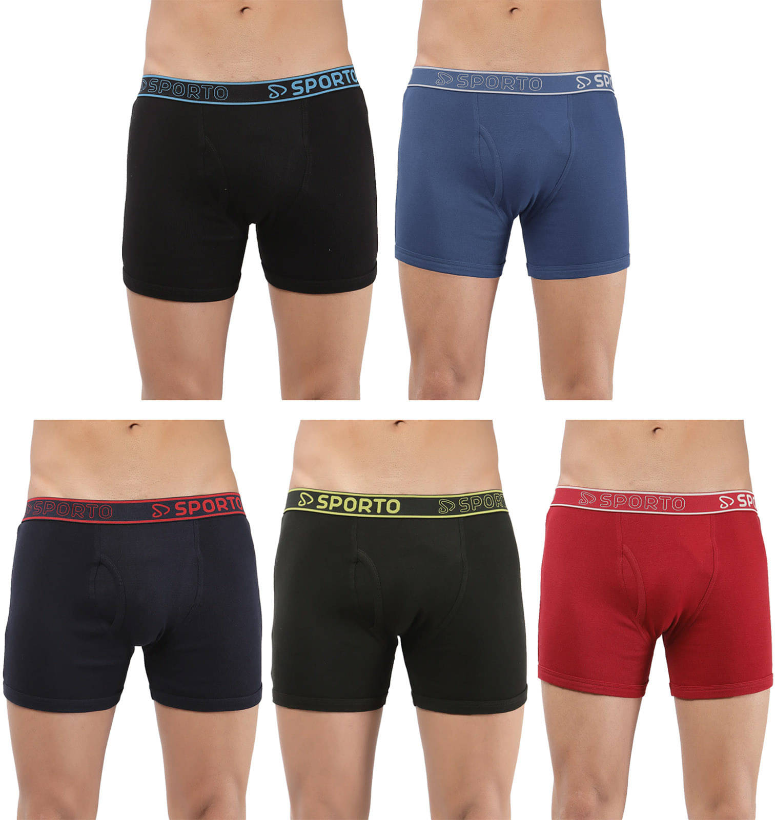 Amul comfy Pack of 5 Cotton Trunks For Men's ( Multicolor ) Amul comfy Pack of 5 Cotton Trunks For Men's ( Multicolor )