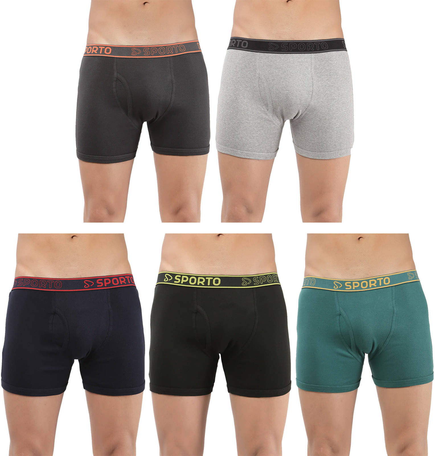 Amul comfy Pack of 5 Cotton Trunks For Men's ( Multicolor ) Amul comfy Pack of 5 Cotton Trunks For Men's ( Multicolor )