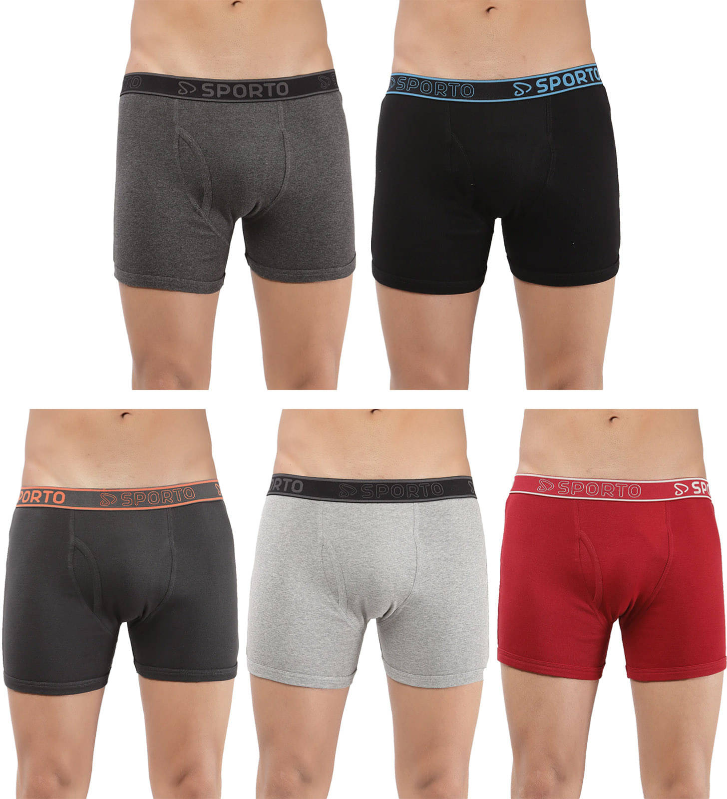 Amul comfy Pack of 5 Cotton Trunks For Men's ( Multicolor ) Amul comfy Pack of 5 Cotton Trunks For Men's ( Multicolor )