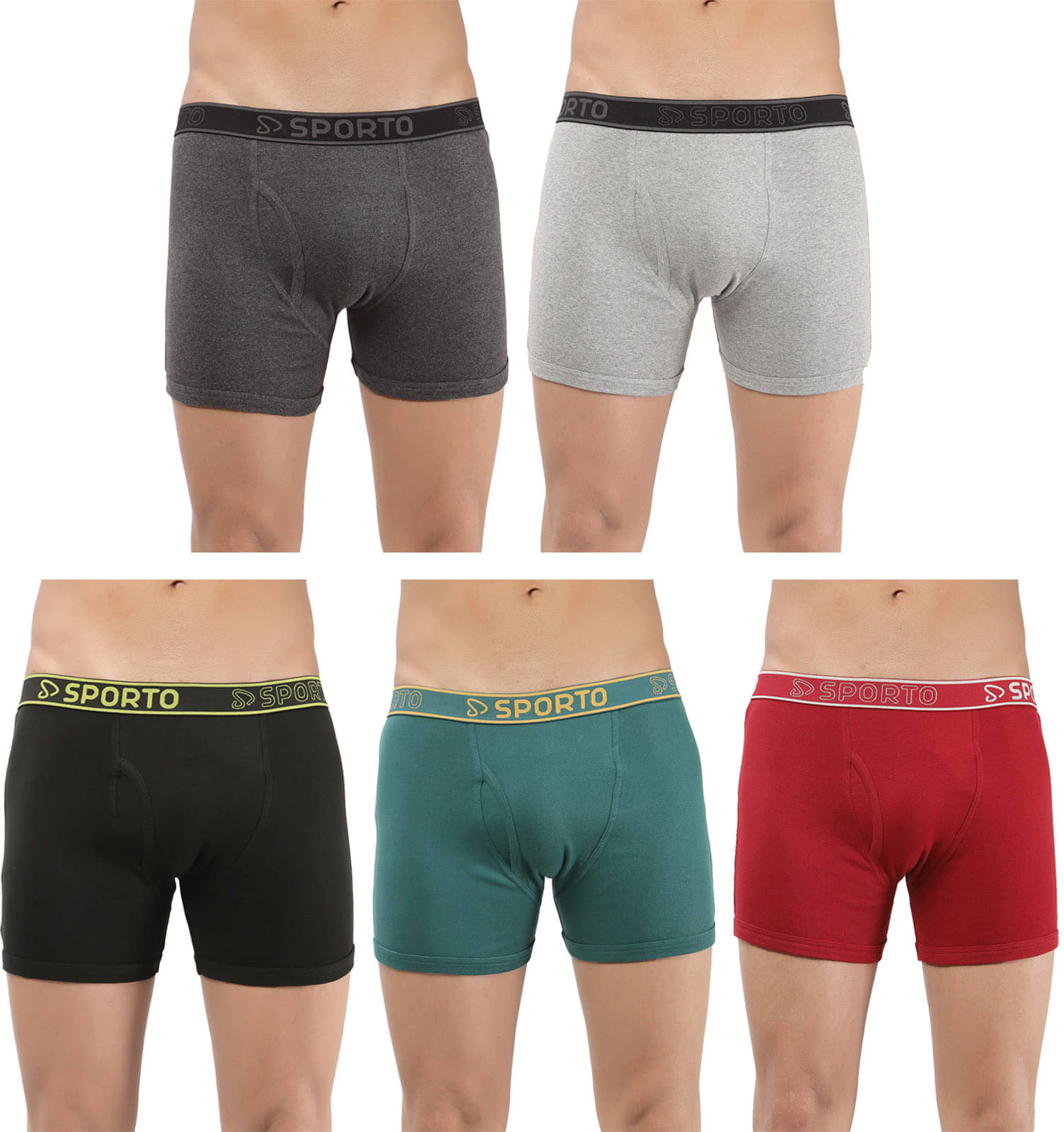 Amul comfy Pack of 5 Cotton Trunks For Men's ( Multicolor ) Amul comfy Pack of 5 Cotton Trunks For Men's ( Multicolor )