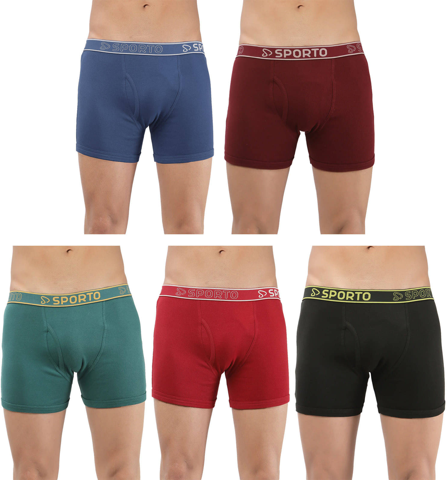 Amul comfy Pack of 5 Cotton Trunks For Men's ( Multicolor ) Amul comfy Pack of 5 Cotton Trunks For Men's ( Multicolor )