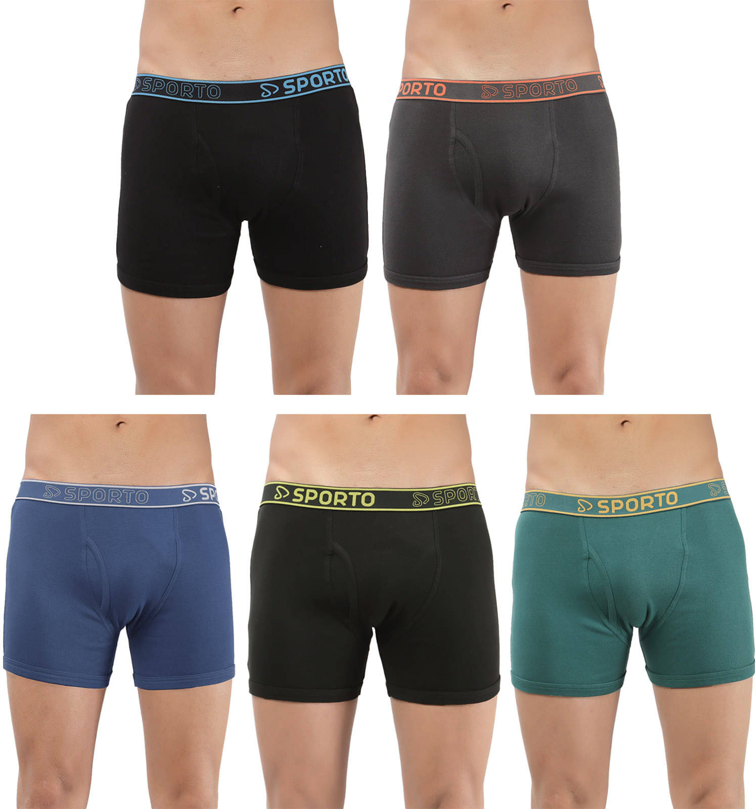 Amul comfy Pack of 5 Cotton Trunks For Men's ( Multicolor ) Amul comfy Pack of 5 Cotton Trunks For Men's ( Multicolor )