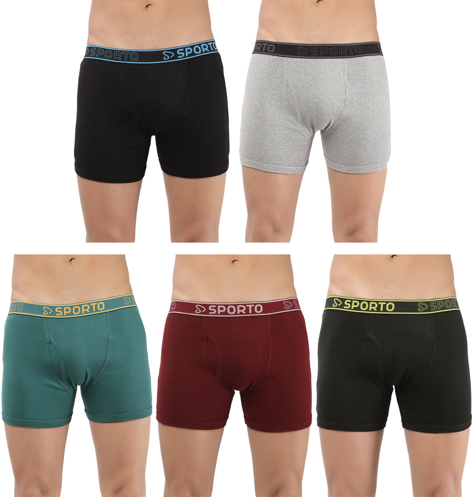 Amul comfy Pack of 5 Cotton Trunks For Men's ( Multicolor ) Amul comfy Pack of 5 Cotton Trunks For Men's ( Multicolor )