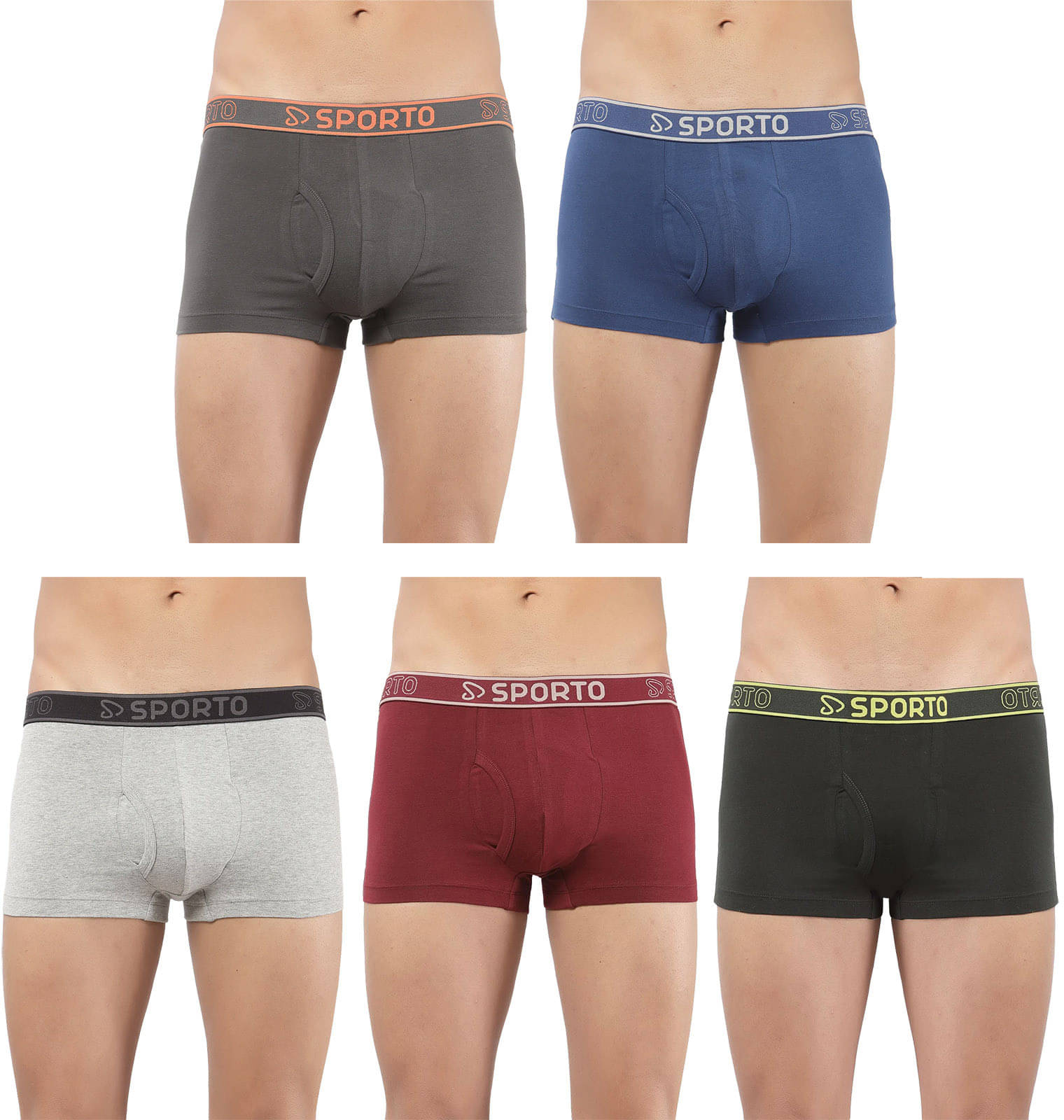 Amul comfy Pack of 5 Cotton Trunks For Men's ( Multicolor ) Amul comfy Pack of 5 Cotton Trunks For Men's ( Multicolor )