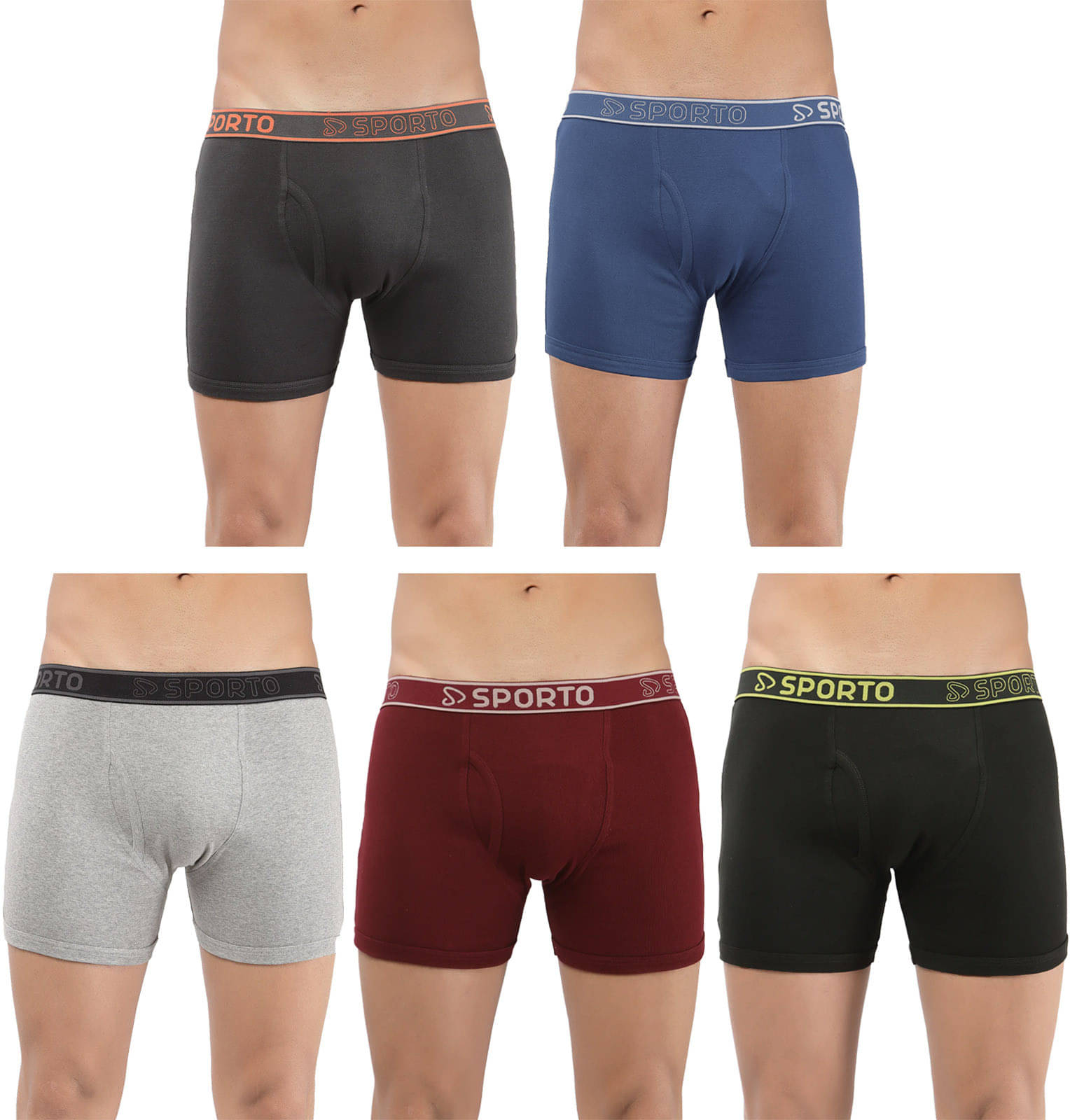 Amul comfy Pack of 5 Cotton Trunks For Men's ( Multicolor ) Amul comfy Pack of 5 Cotton Trunks For Men's ( Multicolor )