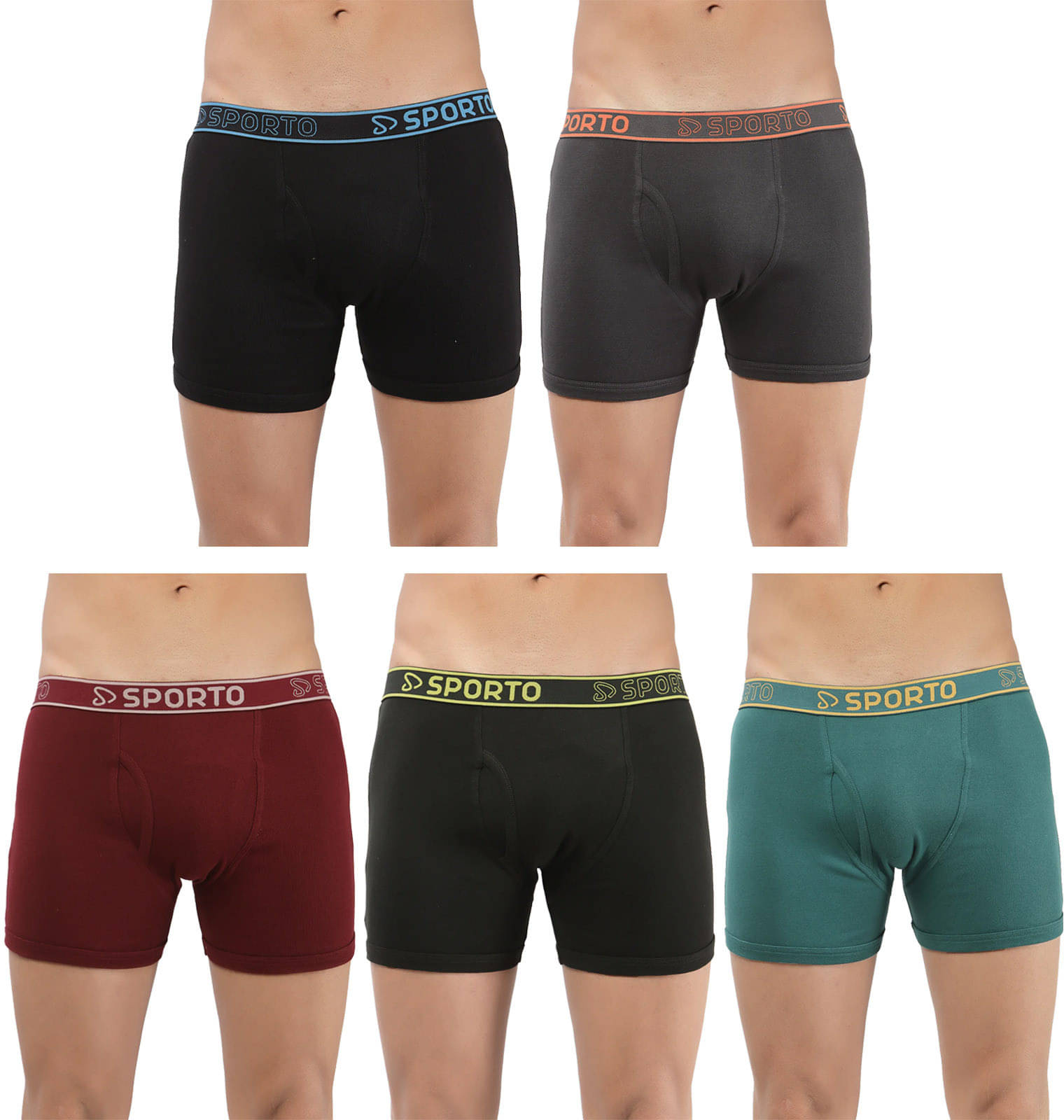 Amul comfy Pack of 5 Cotton Trunks For Men's ( Multicolor ) Amul comfy Pack of 5 Cotton Trunks For Men's ( Multicolor )