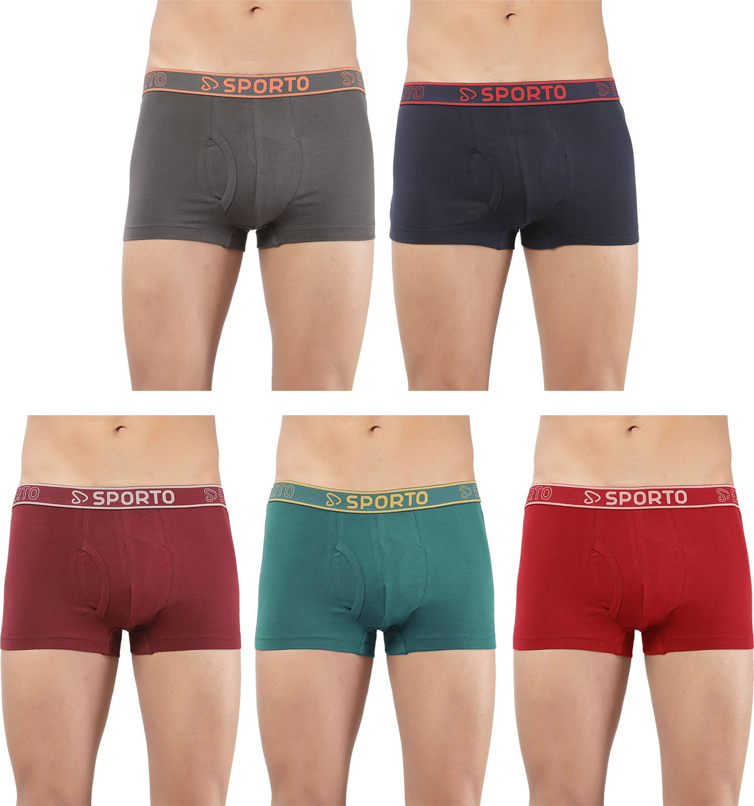 Amul comfy Pack of 5 Cotton Trunks For Men's ( Multicolor ) Amul comfy Pack of 5 Cotton Trunks For Men's ( Multicolor )