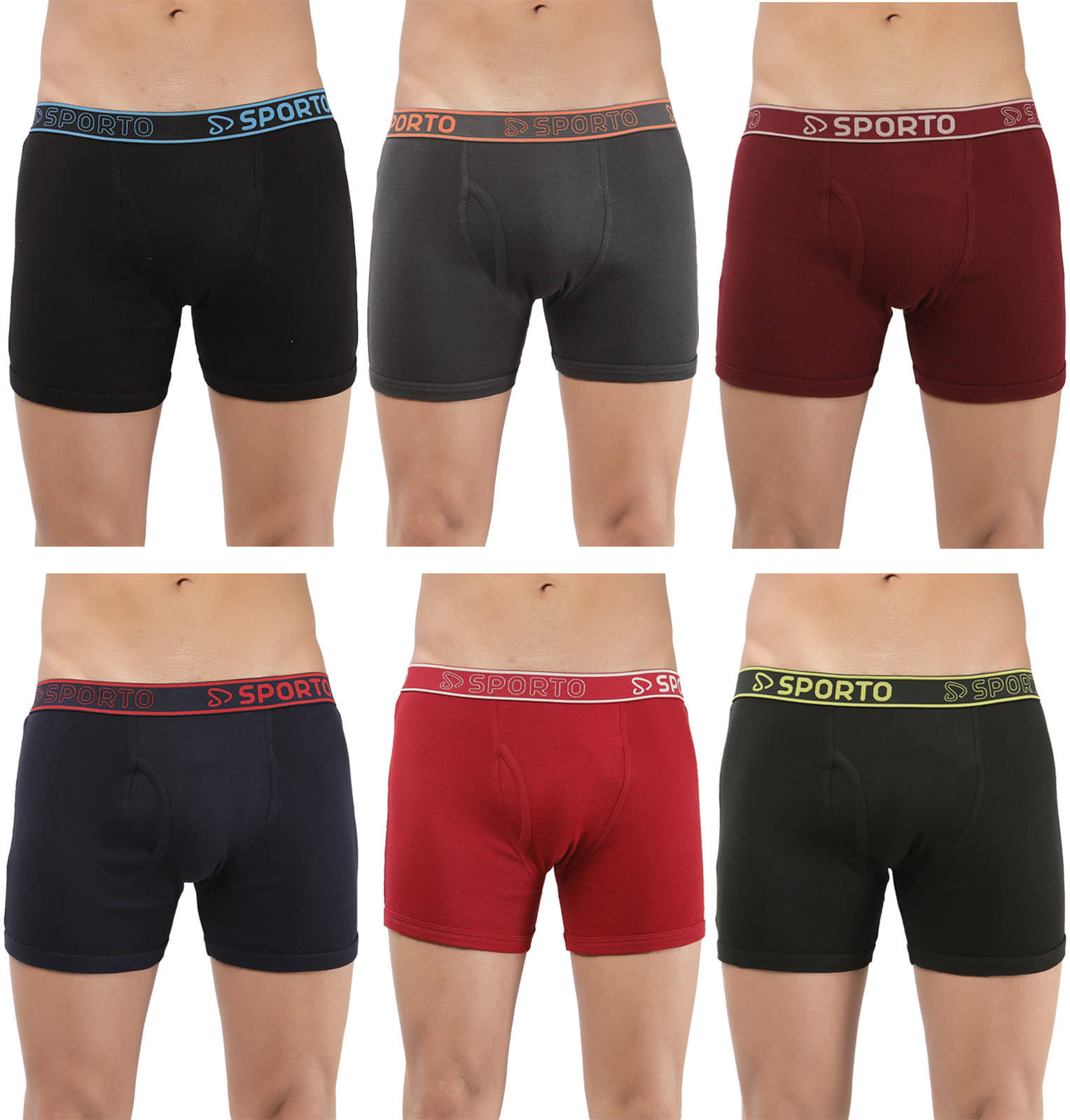 Amul comfy Pack of 6 Cotton Trunks For Men's ( Multicolor ) Amul comfy Pack of 6 Cotton Trunks For Men's ( Multicolor )