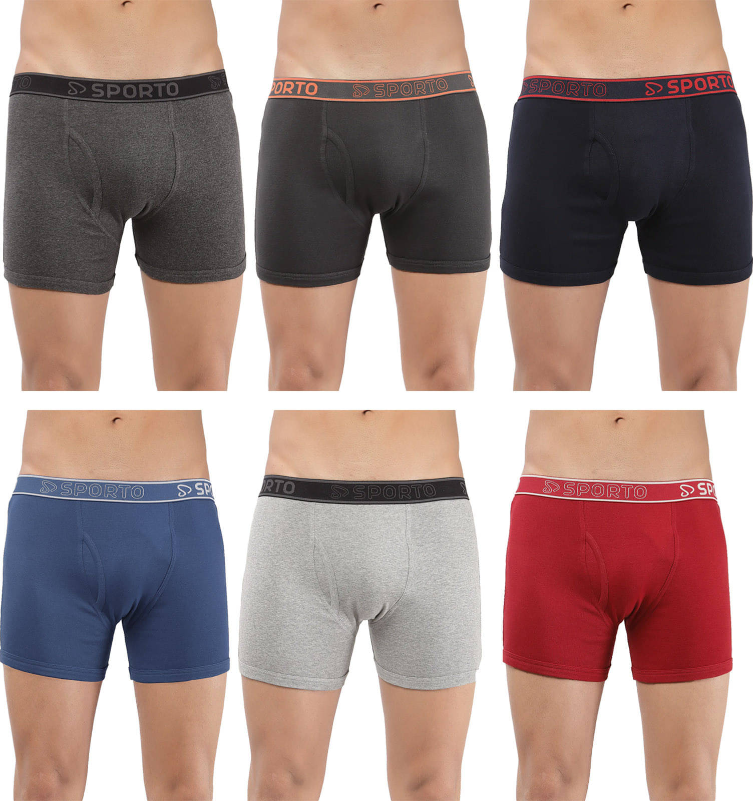 Amul comfy Pack of 6 Cotton Trunks For Men's ( Multicolor ) Amul comfy Pack of 6 Cotton Trunks For Men's ( Multicolor )