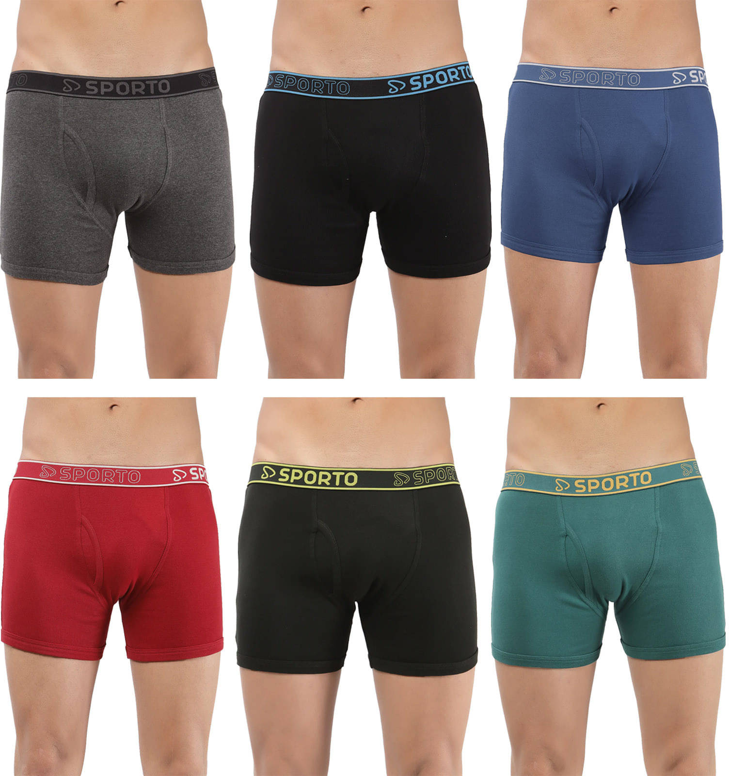 Amul comfy Pack of 6 Cotton Trunks For Men's ( Multicolor ) Amul comfy Pack of 6 Cotton Trunks For Men's ( Multicolor )