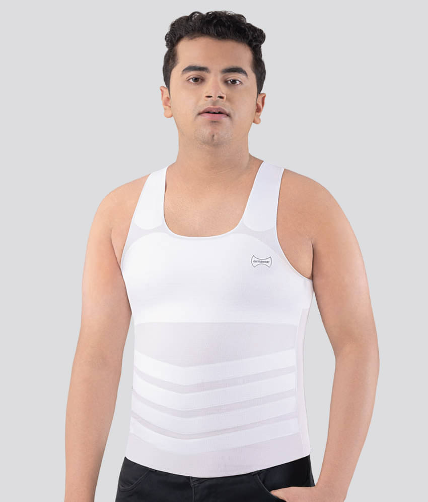     			Dermawear Pack of 1 Men's Tummy Shaper ( White )