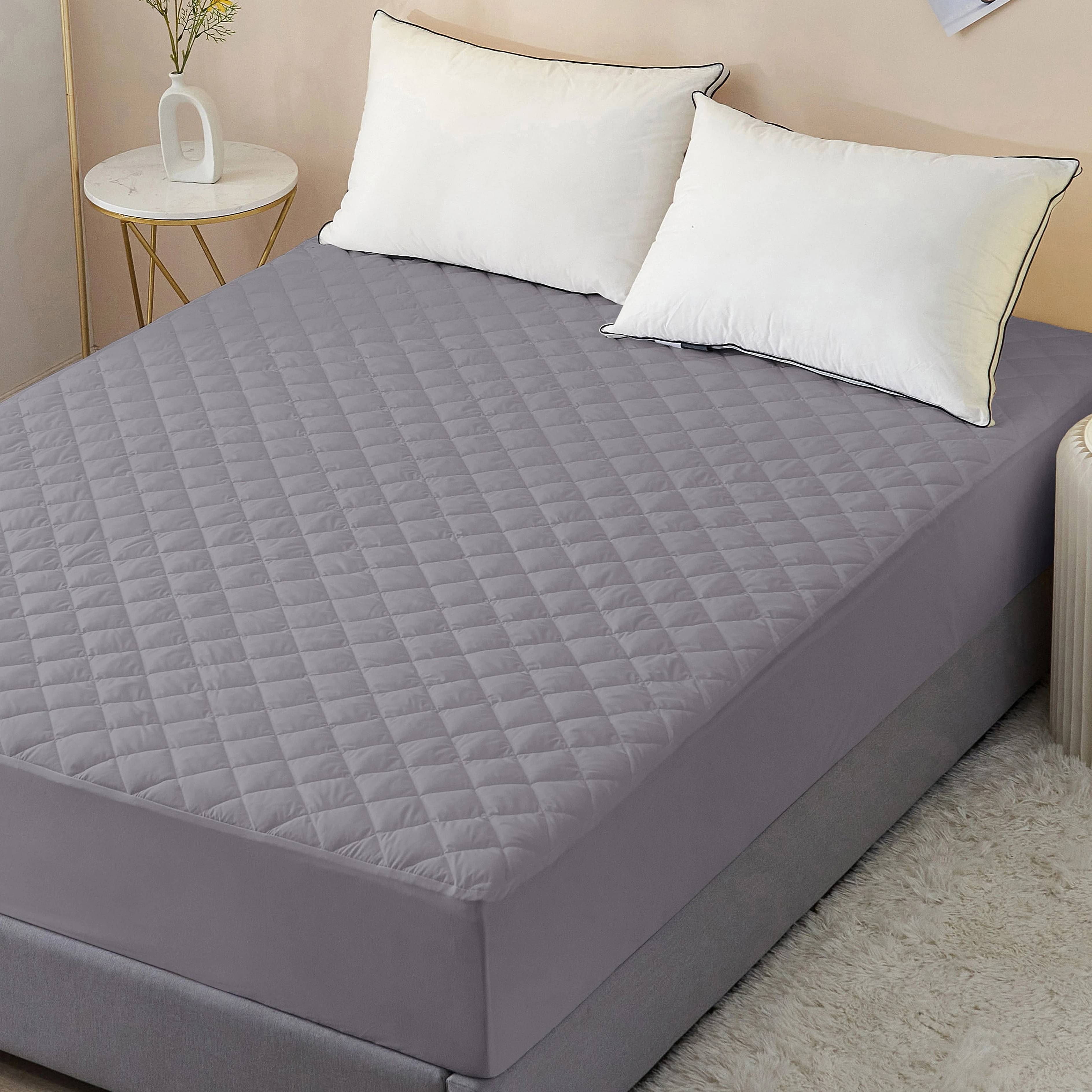 Dream Care Grey Cotton Mattress Cover Dream Care Grey Cotton Mattress Cover