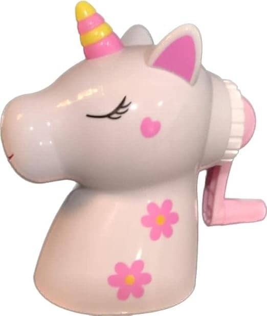     			Freedy 1pc Cute Unicorn Mechanical Table Sharpener Pencil Sharpener for Kids Girls Boys Trendy Designer Sharpeners  (Set of 1, Multicolor)