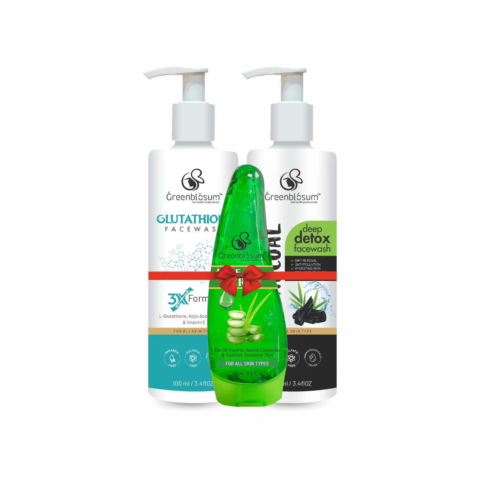GREENBLOSUM - Daily Use Face Wash For All Skin Type ( Pack of 3 ) GREENBLOSUM - Daily Use Face Wash For All Skin Type ( Pack of 3 )