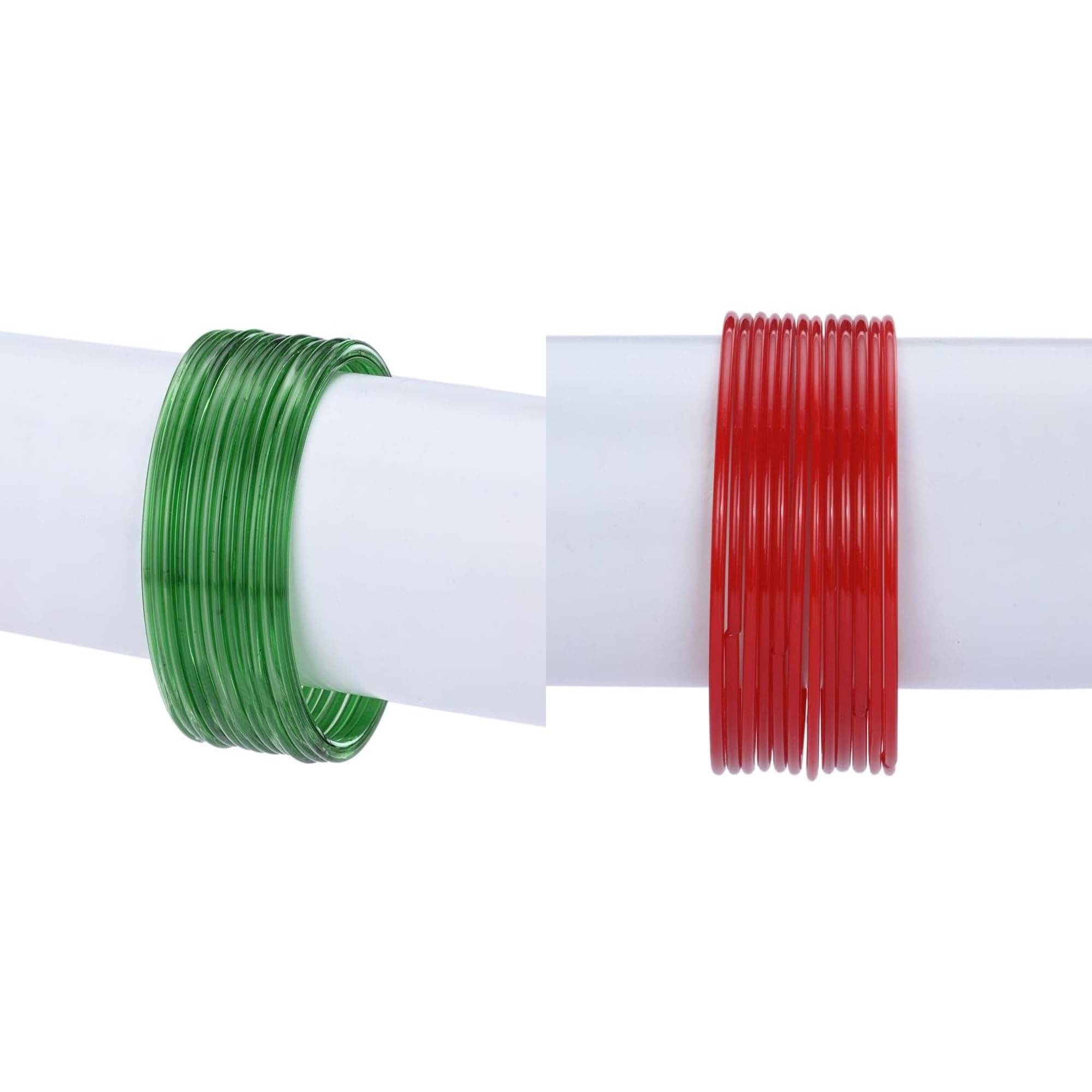    			Somil Multicolor Bangle Set ( Pack of 2 )