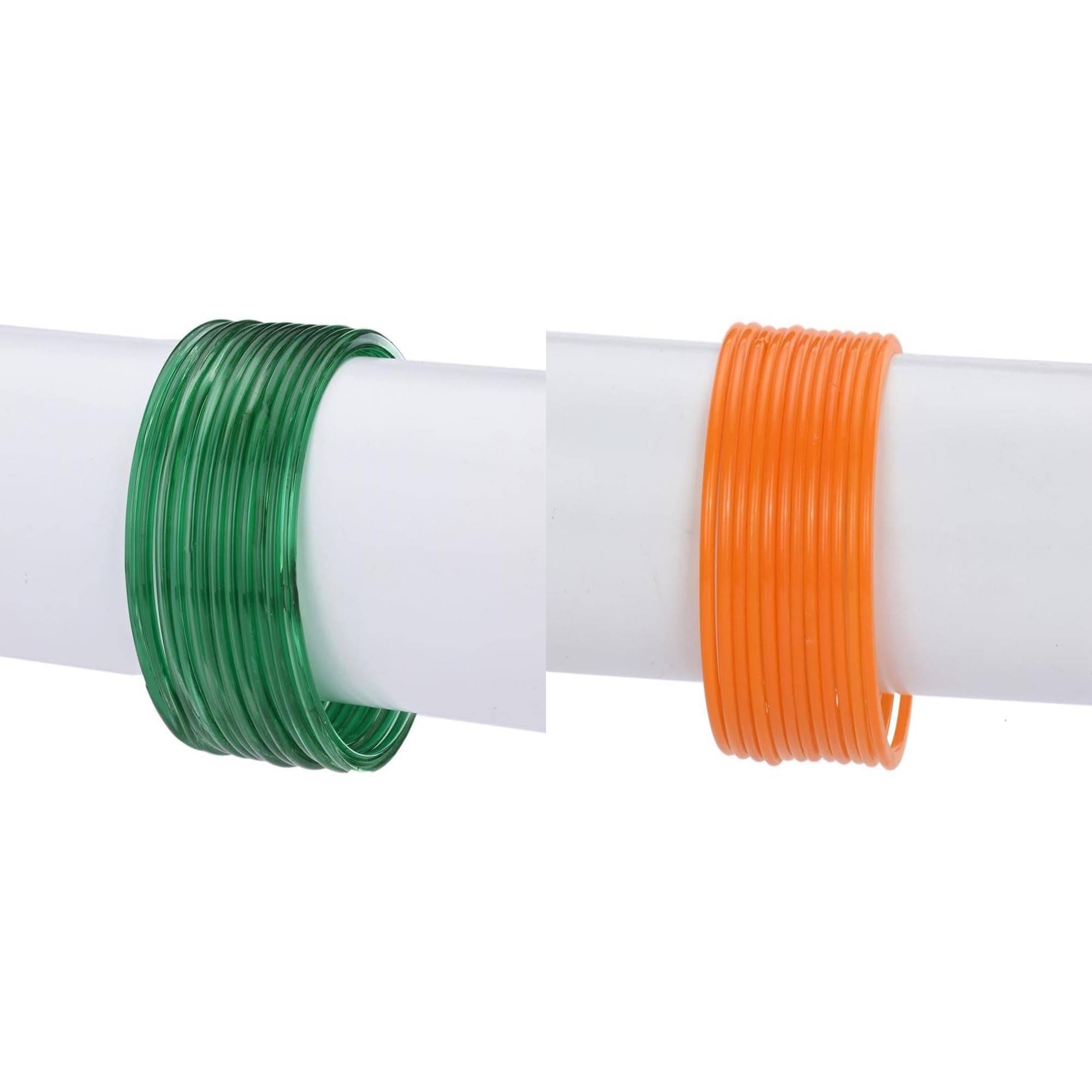     			Somil Multicolor Bangle Set ( Pack of 2 )