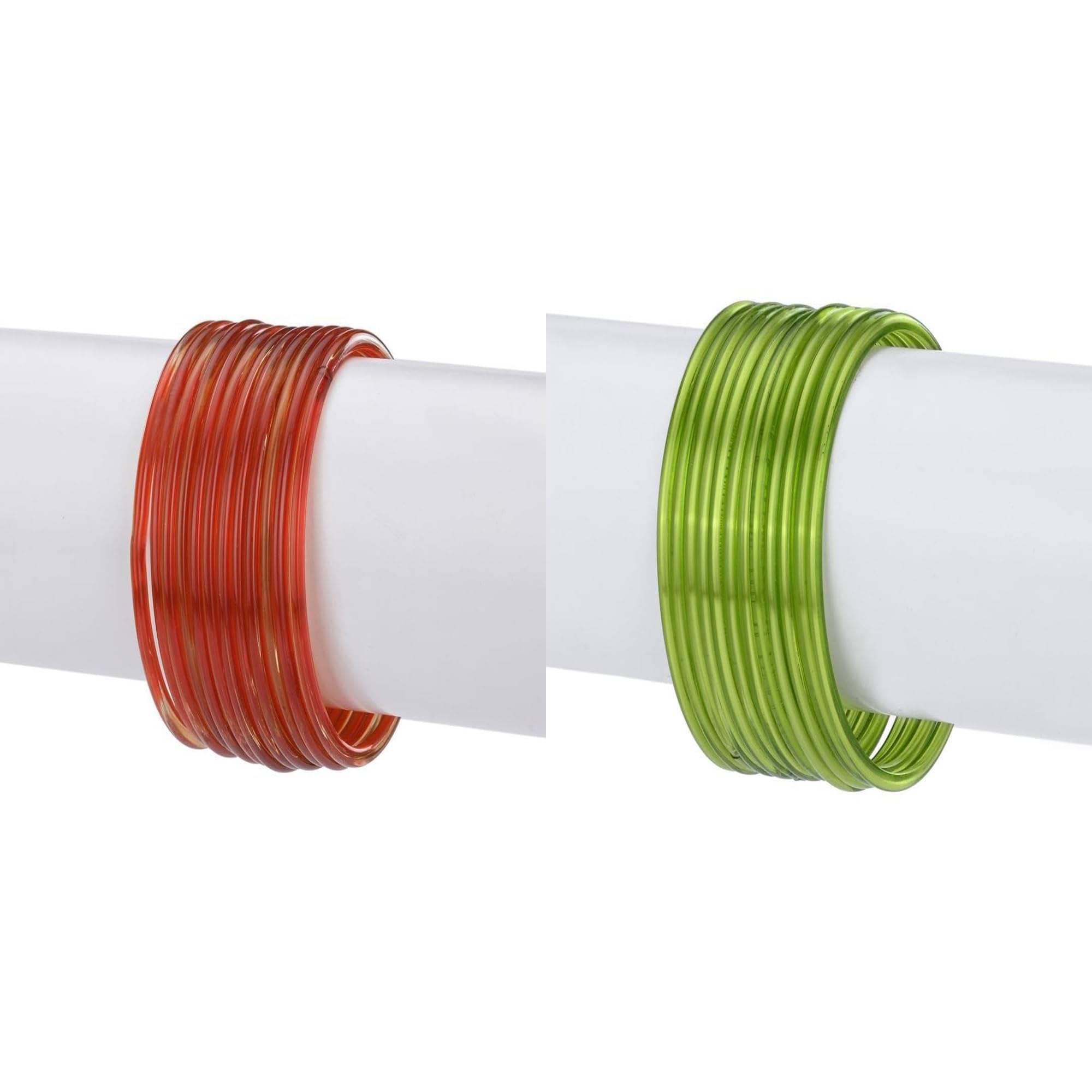 Somil Multicolor Bangle Set ( Pack of 2 ) Somil Multicolor Bangle Set ( Pack of 2 )